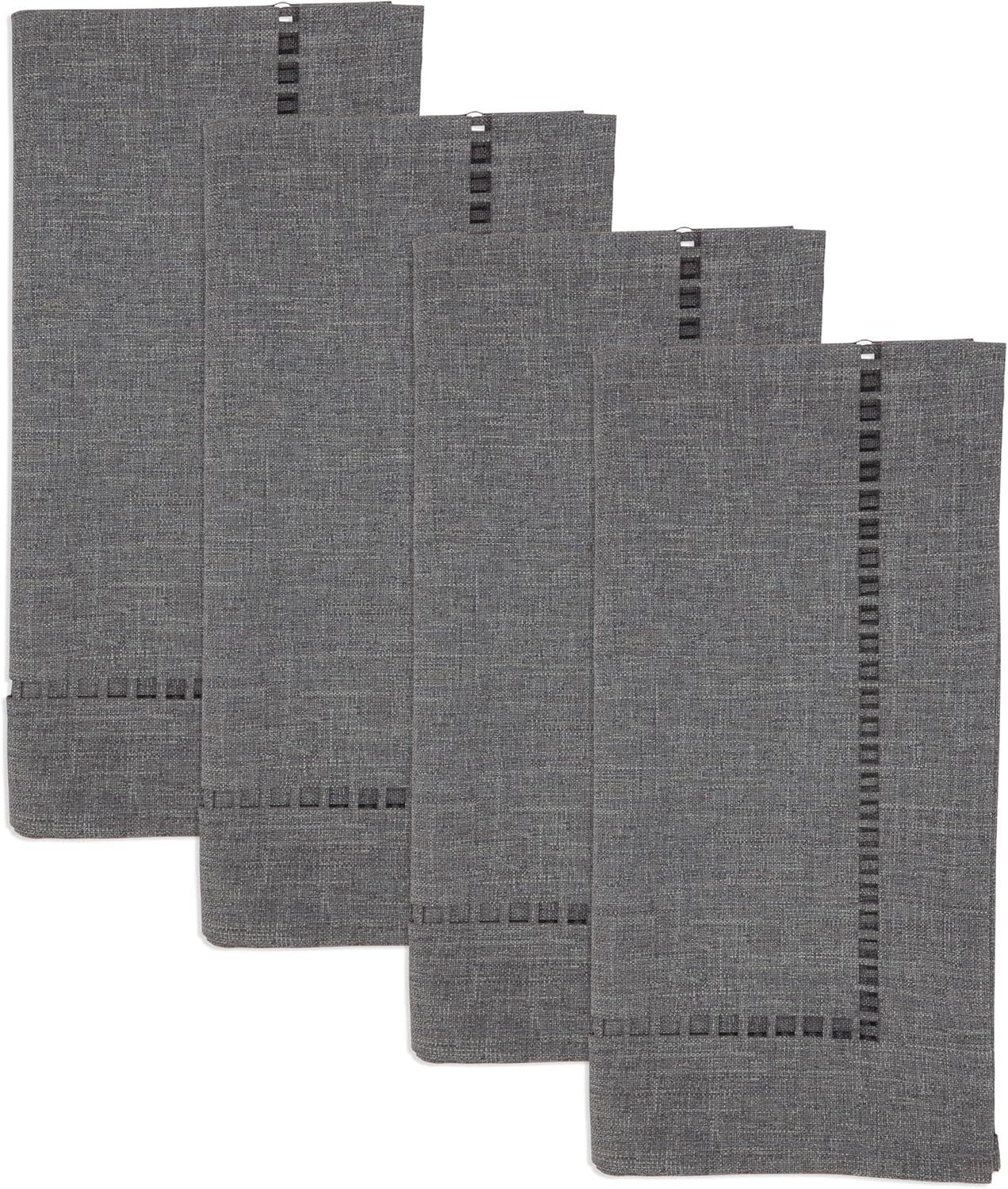 Saro Laser-Cut Hemstitch Napkin (Set of 4)
