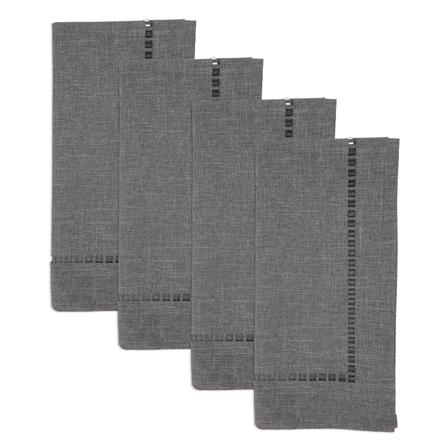 Saro Laser-Cut Hemstitch Napkin (Set of 4)