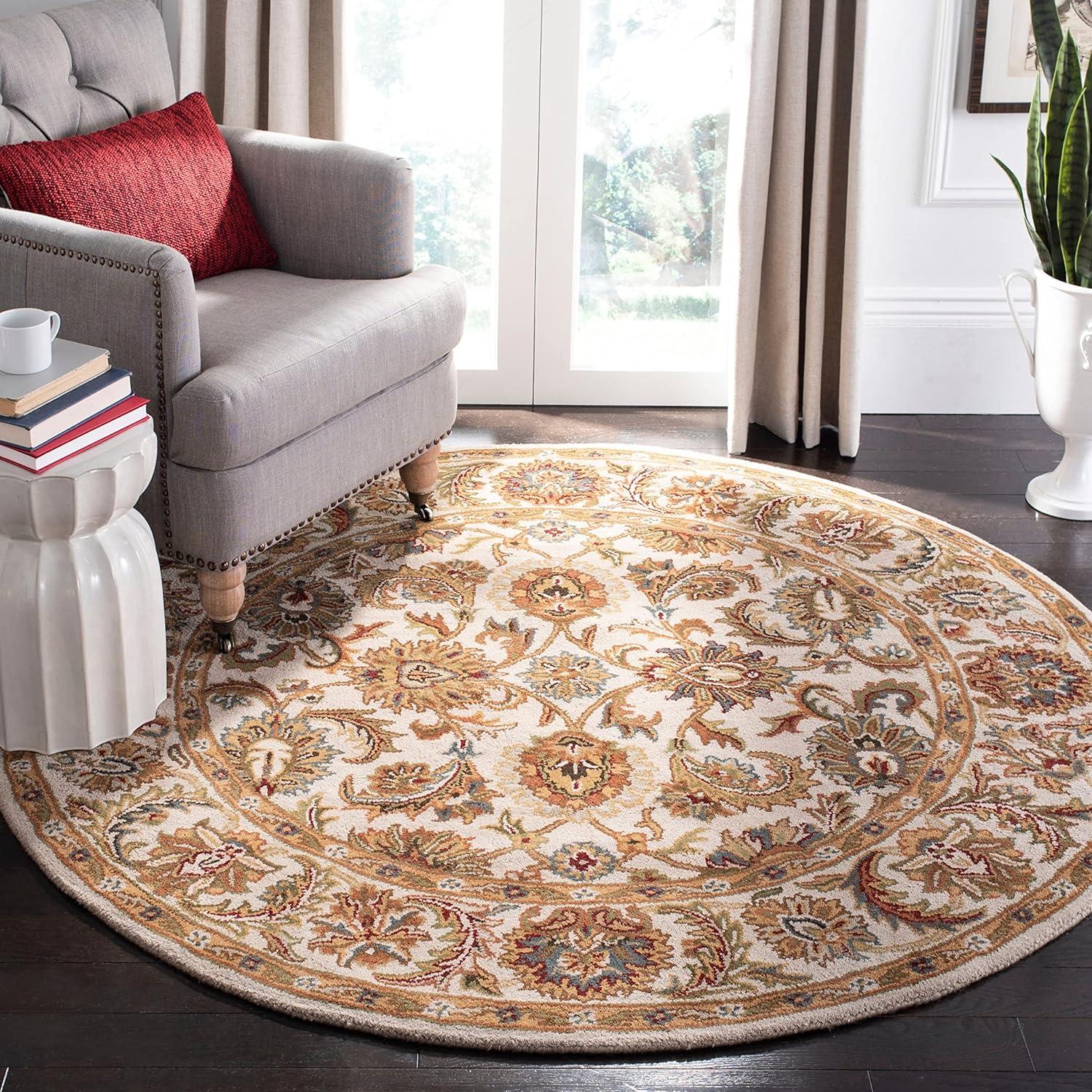 Classic CL758K Hand Tufted Area Rug - Rust/Camel - 4'x6' - Safavieh..