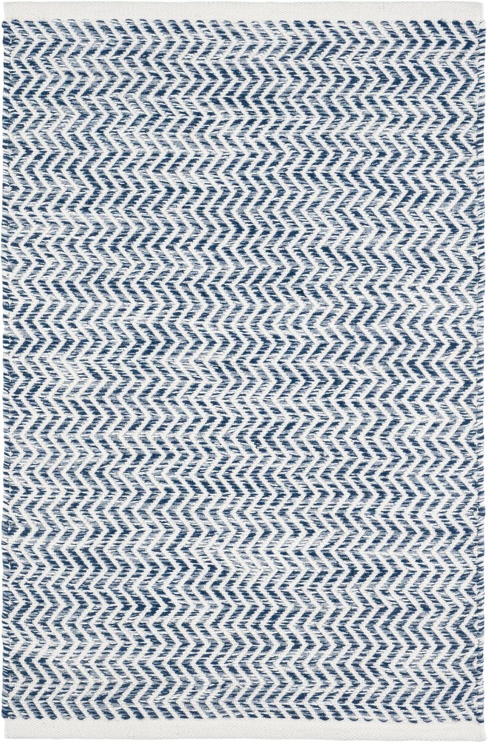 Coastal Blue Handwoven Indoor/Outdoor Rug