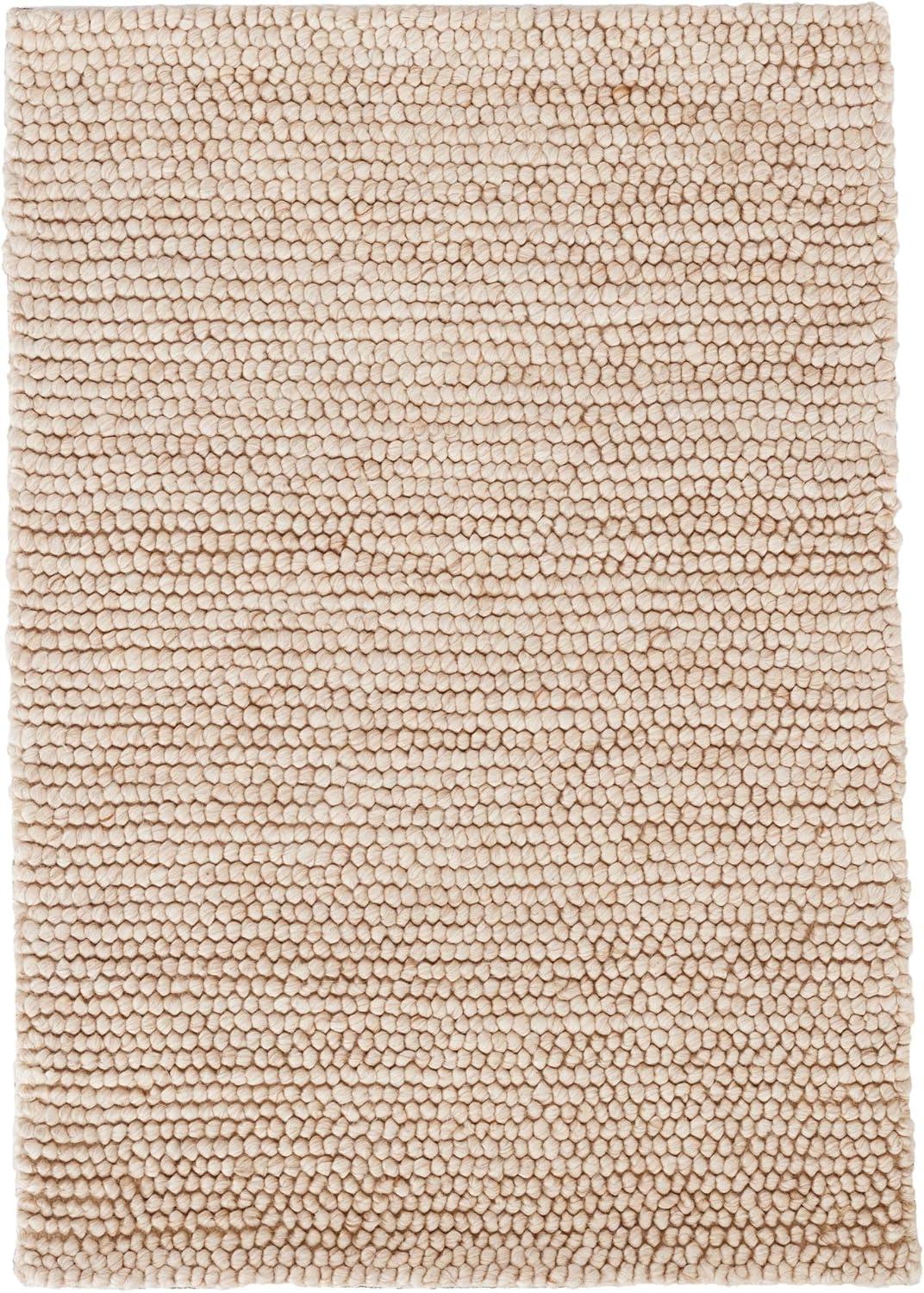Niels Ivory Handwoven Wool/Viscose Rug