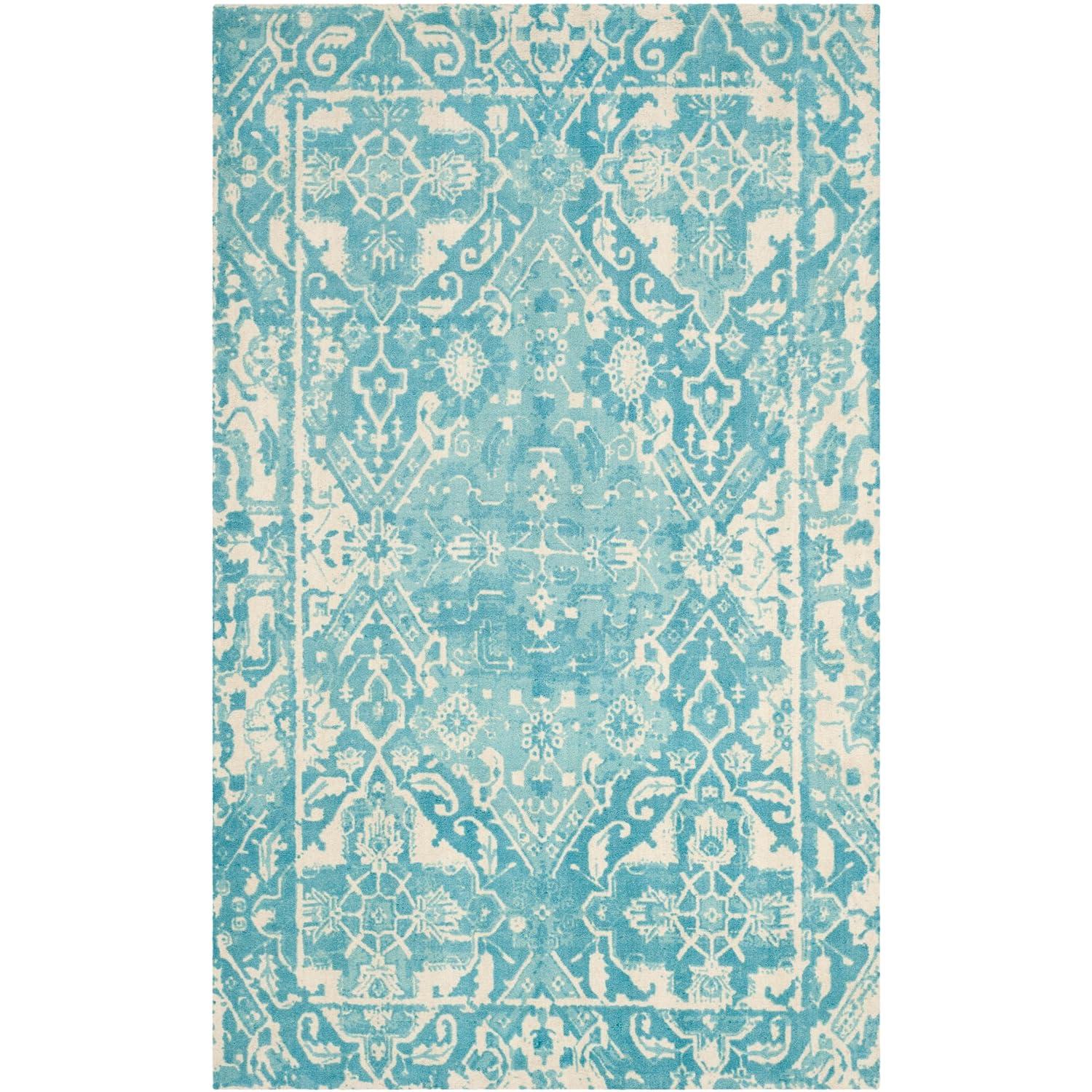 Restoration Vintage Hand Tufted Wool Oriental Rug