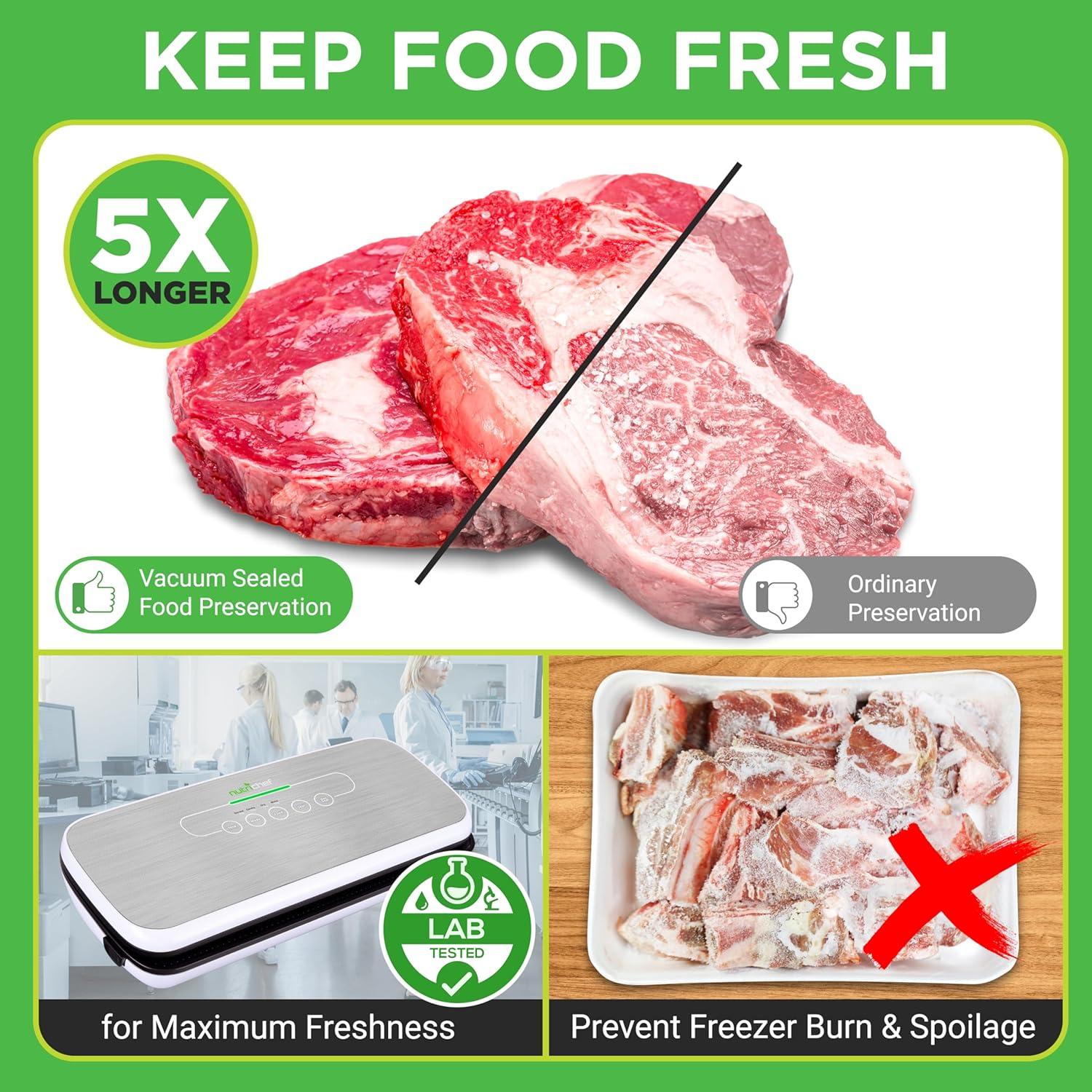 NutriChef Automatic Food Vacuum Sealer