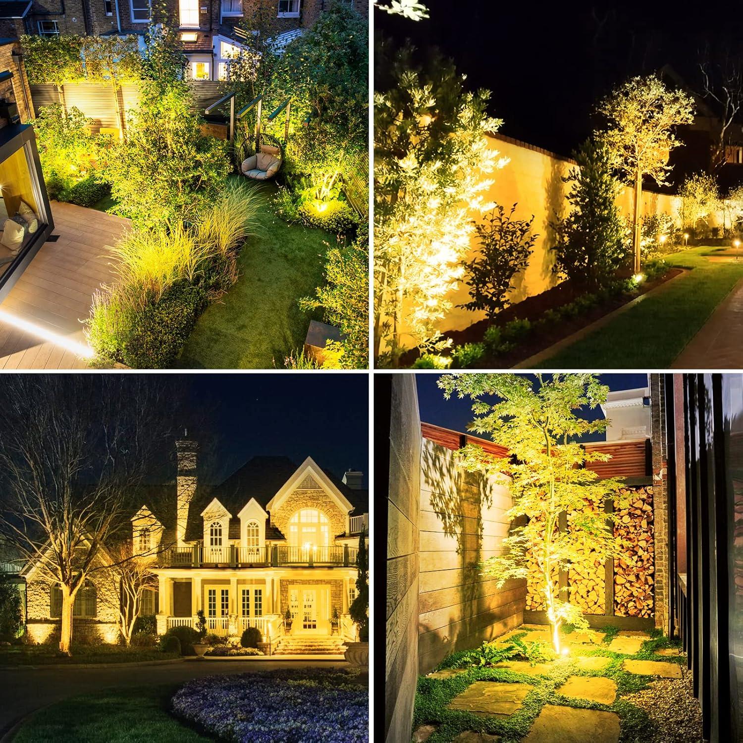 outdoors Solar Spotlights IP65 LED Lights Outdoor Landscaped Courtyard Garden Solar lamp