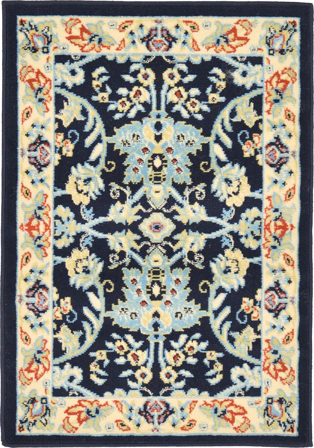 Unique Loom Sialk Hill Washington Floral Indoor Woven Area Rug