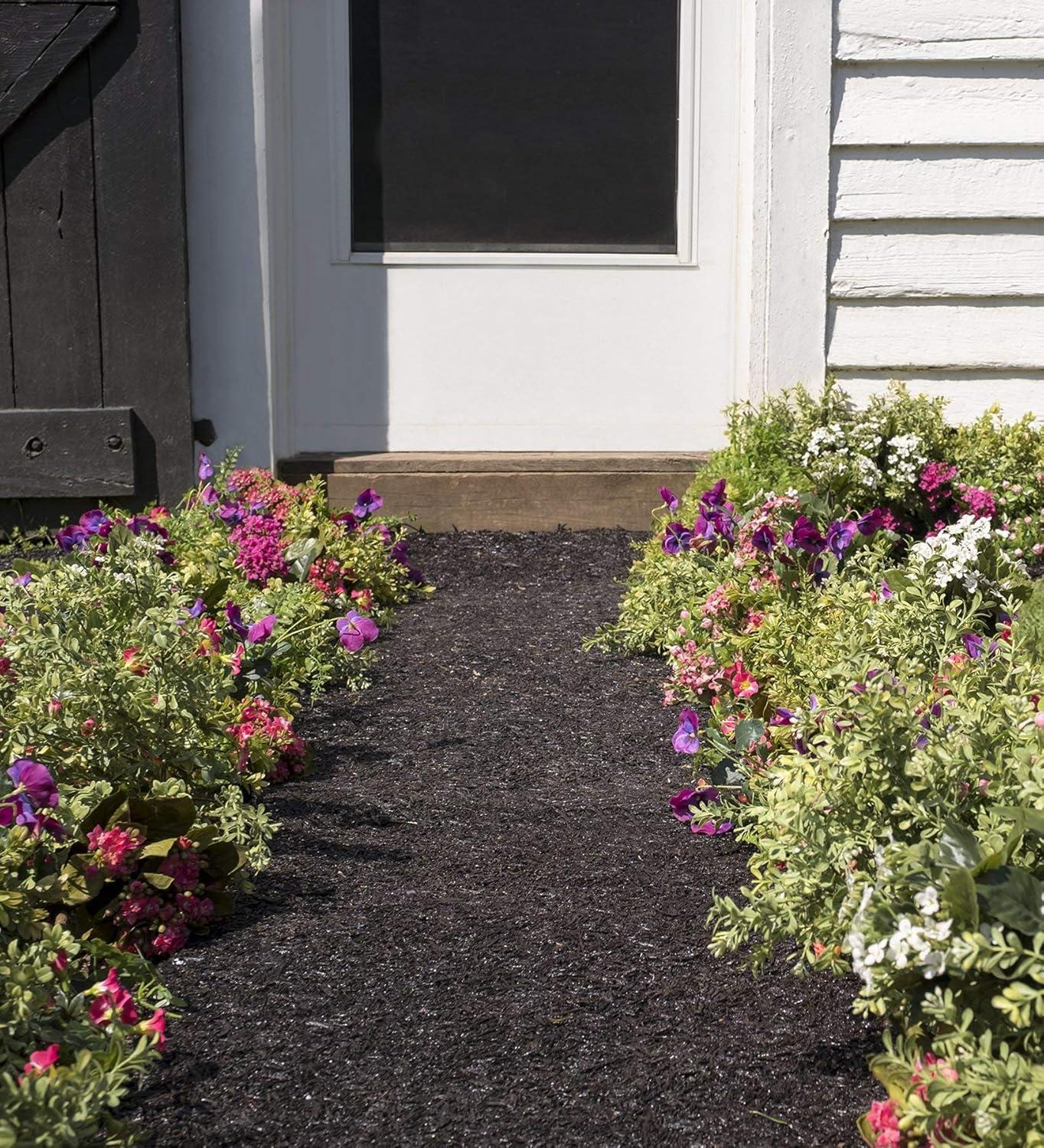 Evergreen Enterprises, Inc Perma Mulch Recycled Rubber Garden Border Edging, 120" L