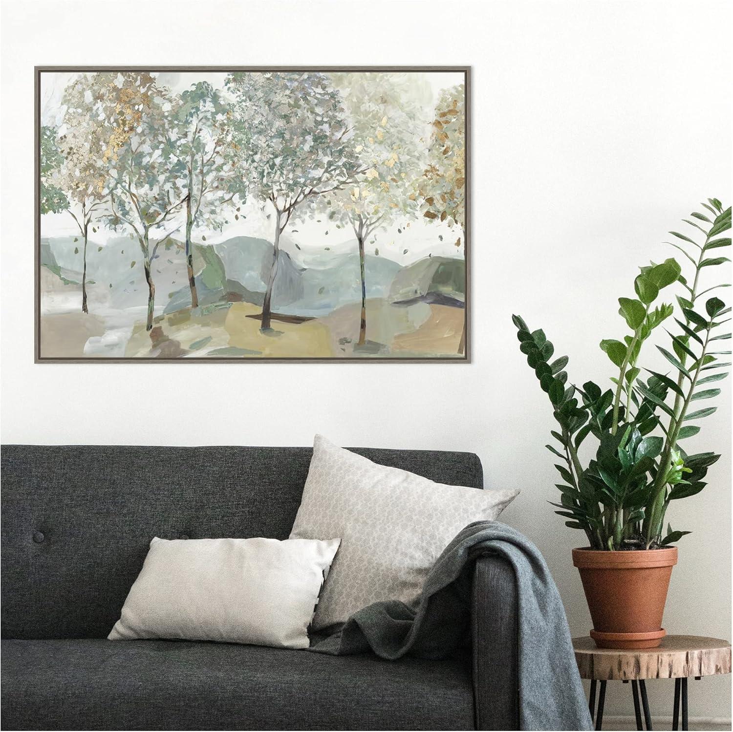 Amanti Art Breezy Landscape I by Allison Pearce Framed Canvas Wall Art