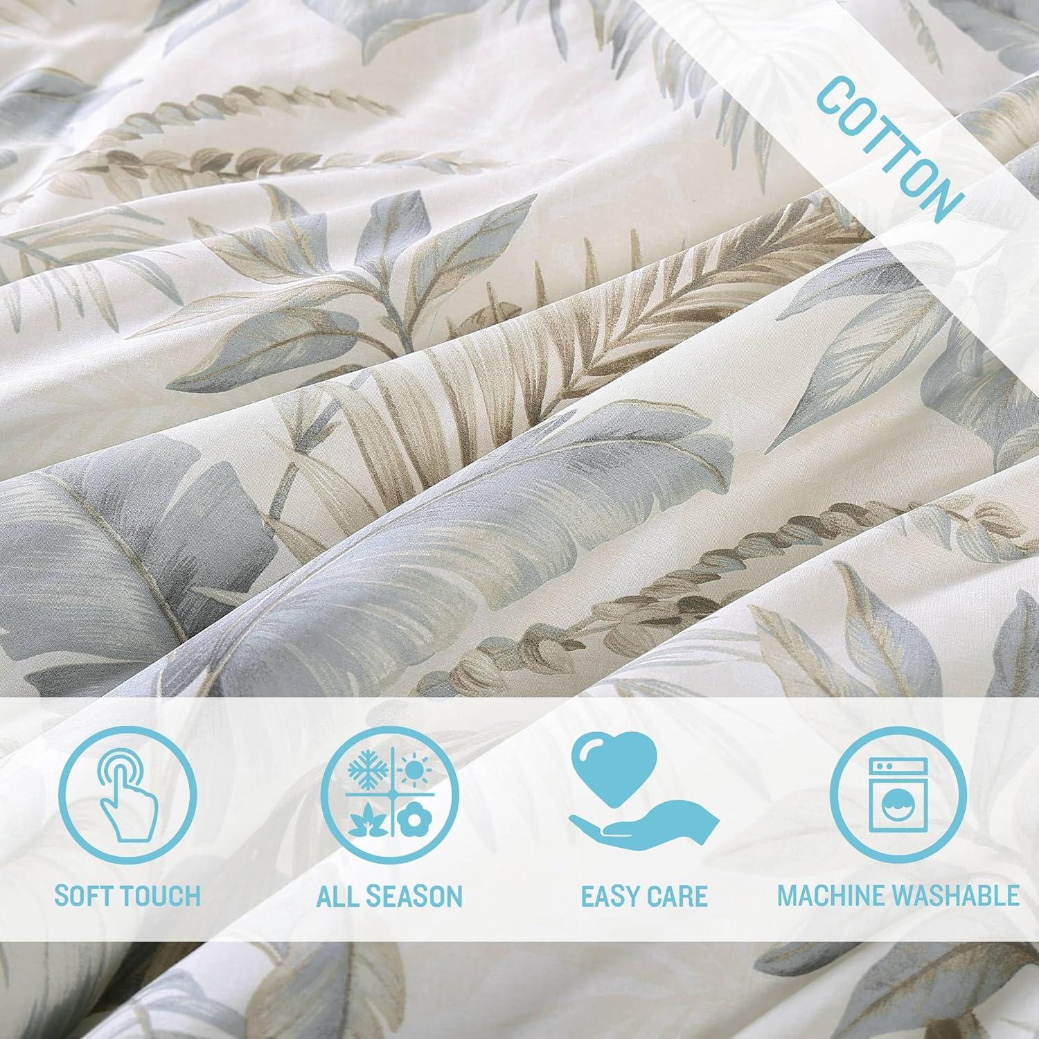 Tommy Bahama Bakers Bluff Blue Cotton Comforter Set