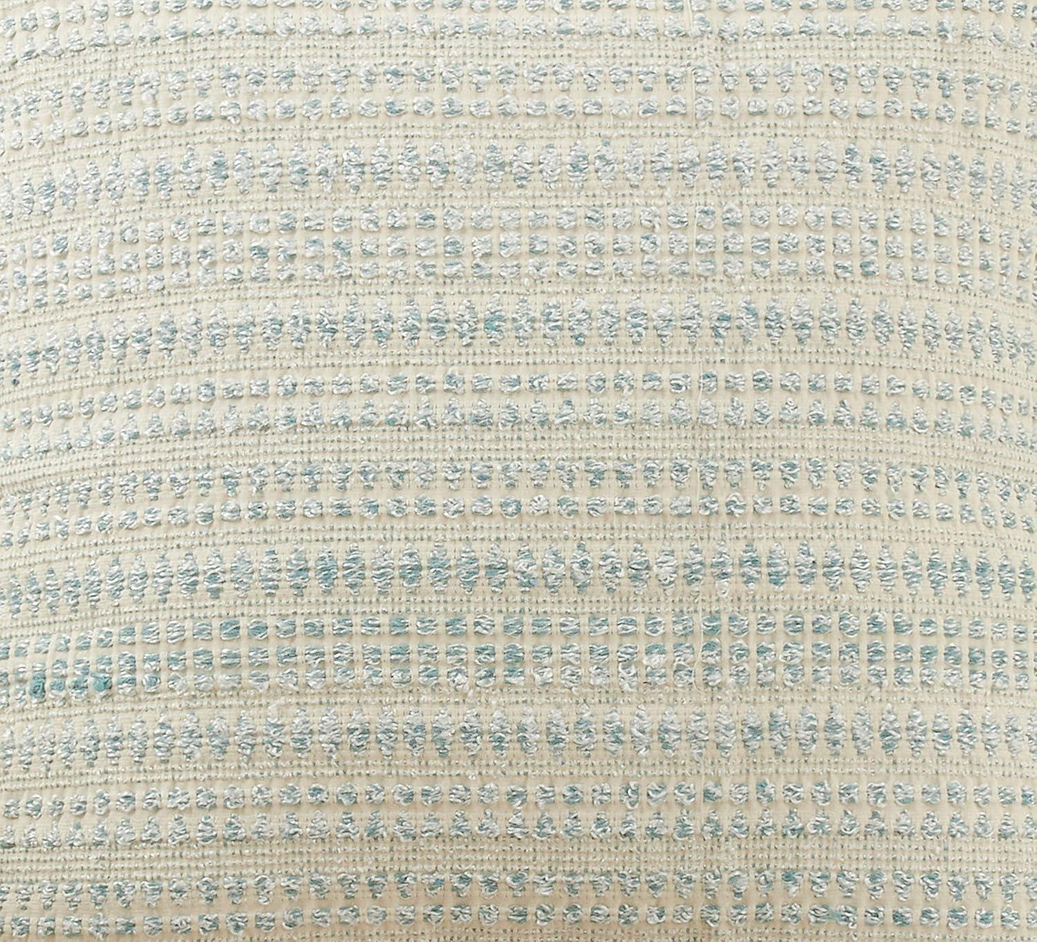Saro Celeste Collection Geometric Cotton Blend Throw Pillow