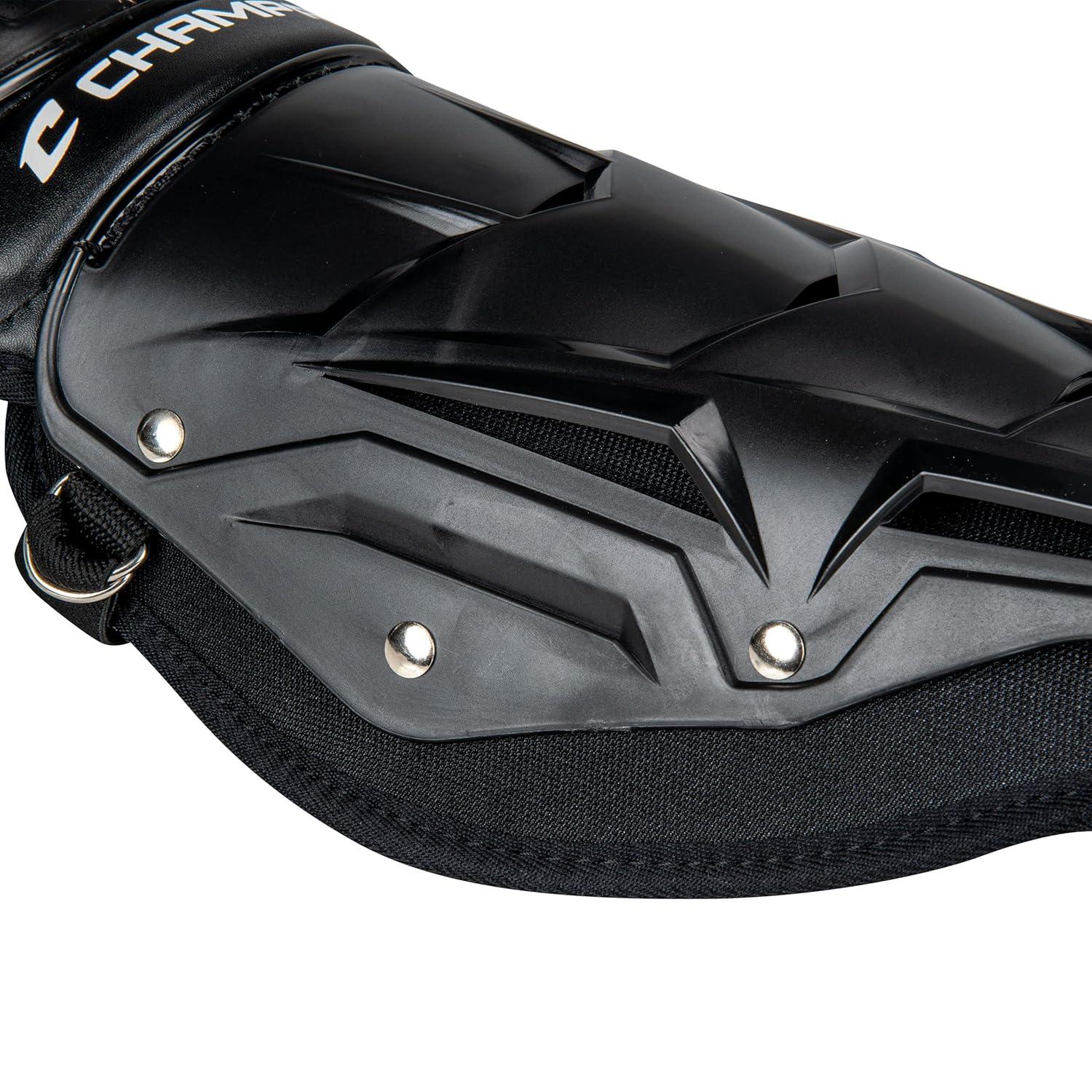 Black High-Performance Polyethylene Single Knee Leg Guard