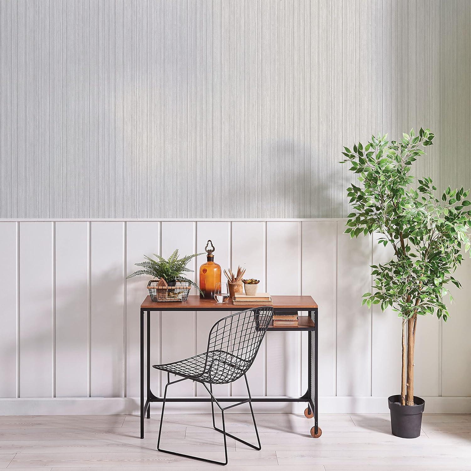 Tempaper Grasscloth Peel and Stick Wallpaper