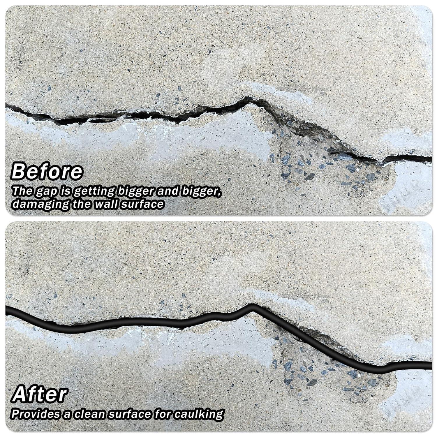 Frienda Backer Rod Foam Rubber Caulk Saver Concrete Expansion Joint Filler Weather Strip Seal for Gaps and Joints(Black, 1/4 Inch x 100 ft)