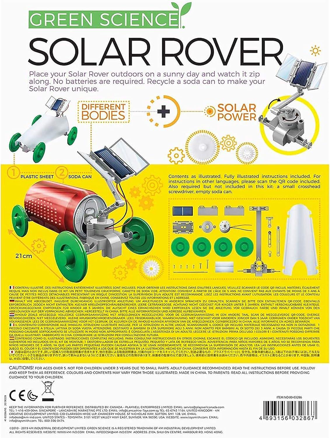 4M Green Science DIY Solar Power Rover STEM Kit