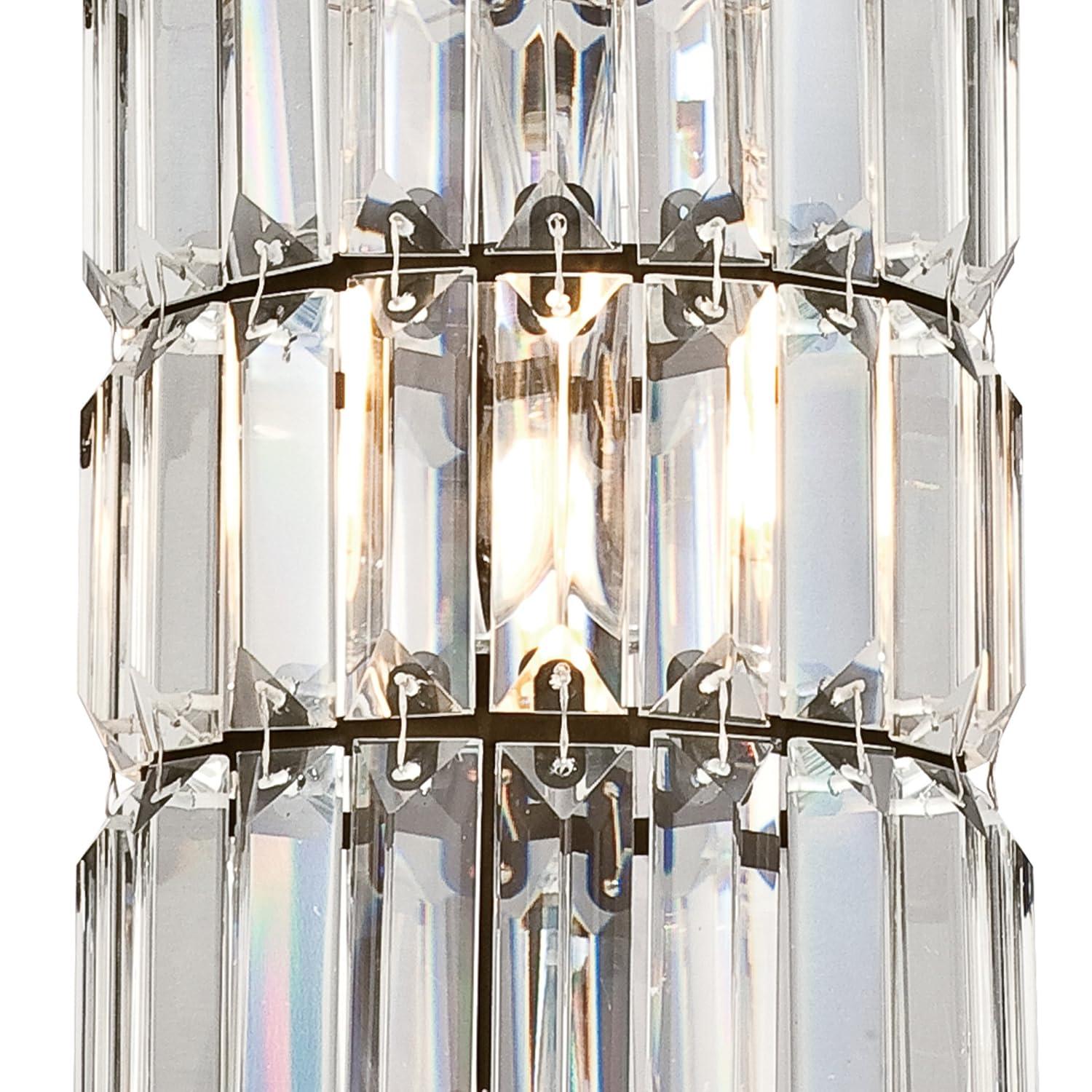 Westinghouse Sophie Mini Pendant Oil Rubbed Bronze Finish Crystal Prism Glass