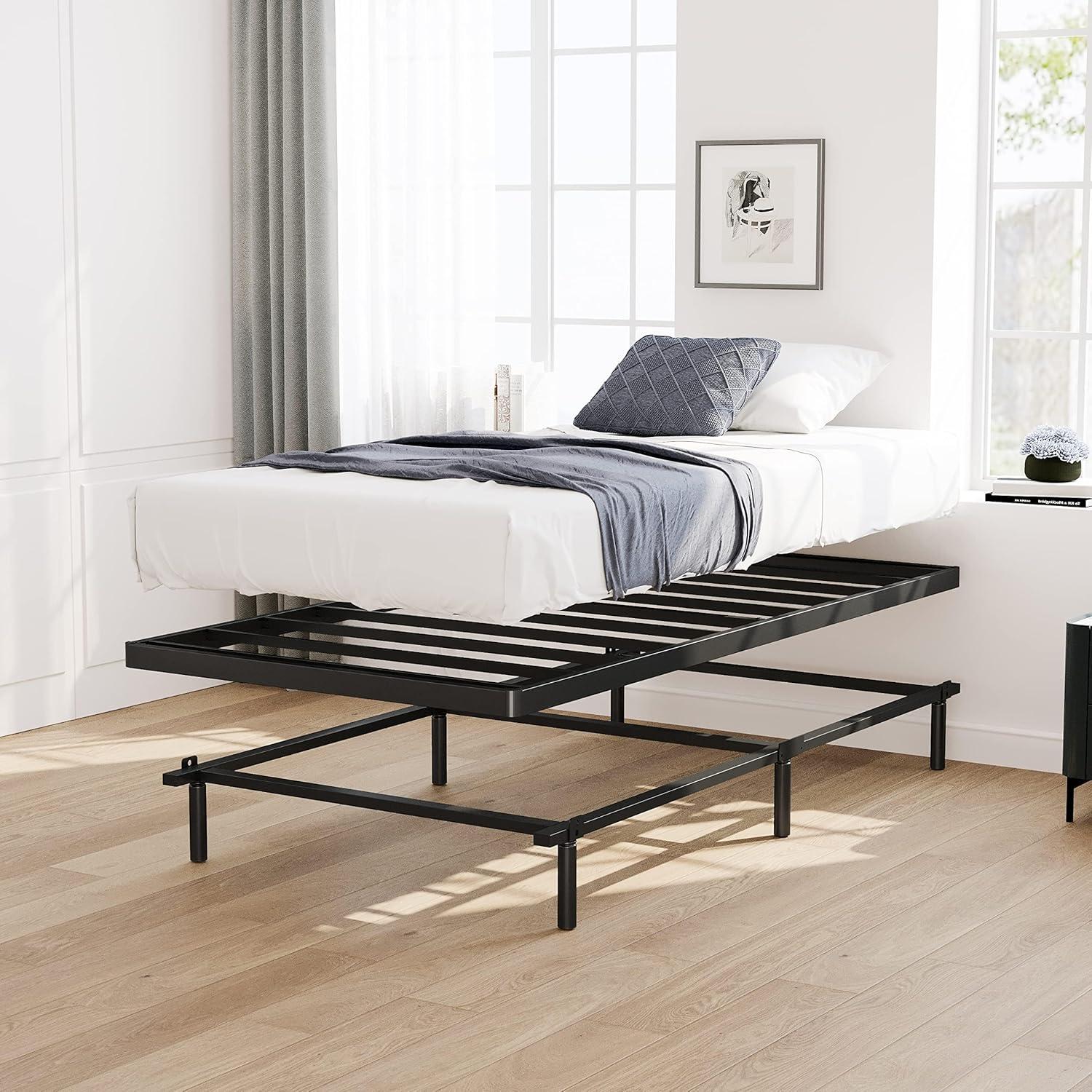 Alwyn Home Bercht 2" Low Profile Metal Box Spring Bunkie Board, Thin Bed Slat Replacement(No legs)