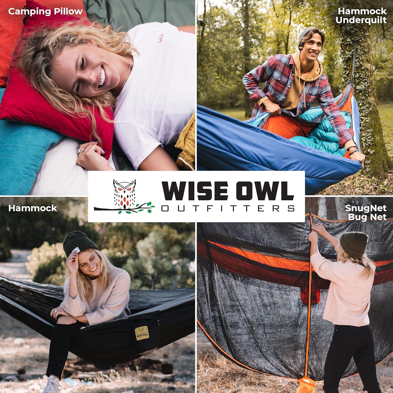 Wise Owl Outfitters Double Owl Lightweight Hammock