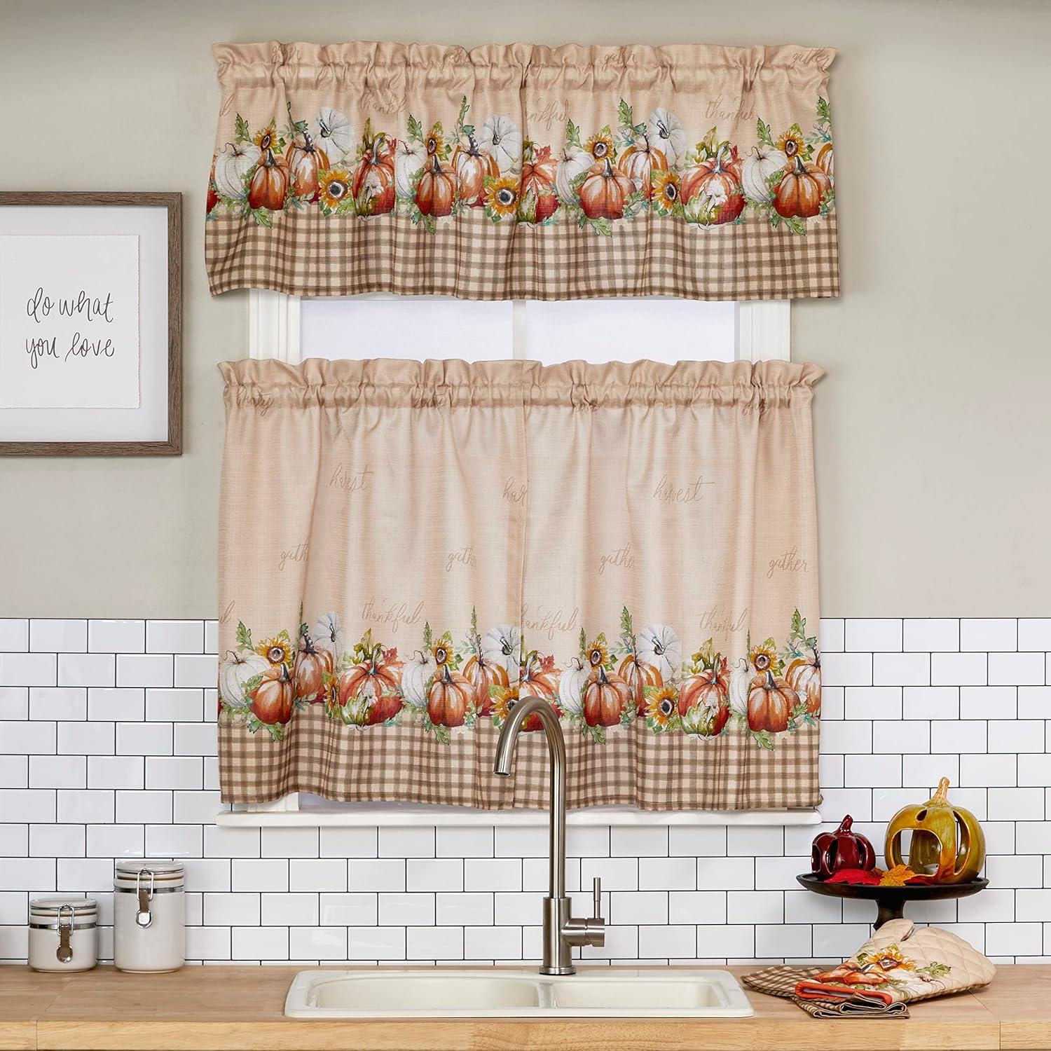 SKL Home Autumn Pumpkins Valance