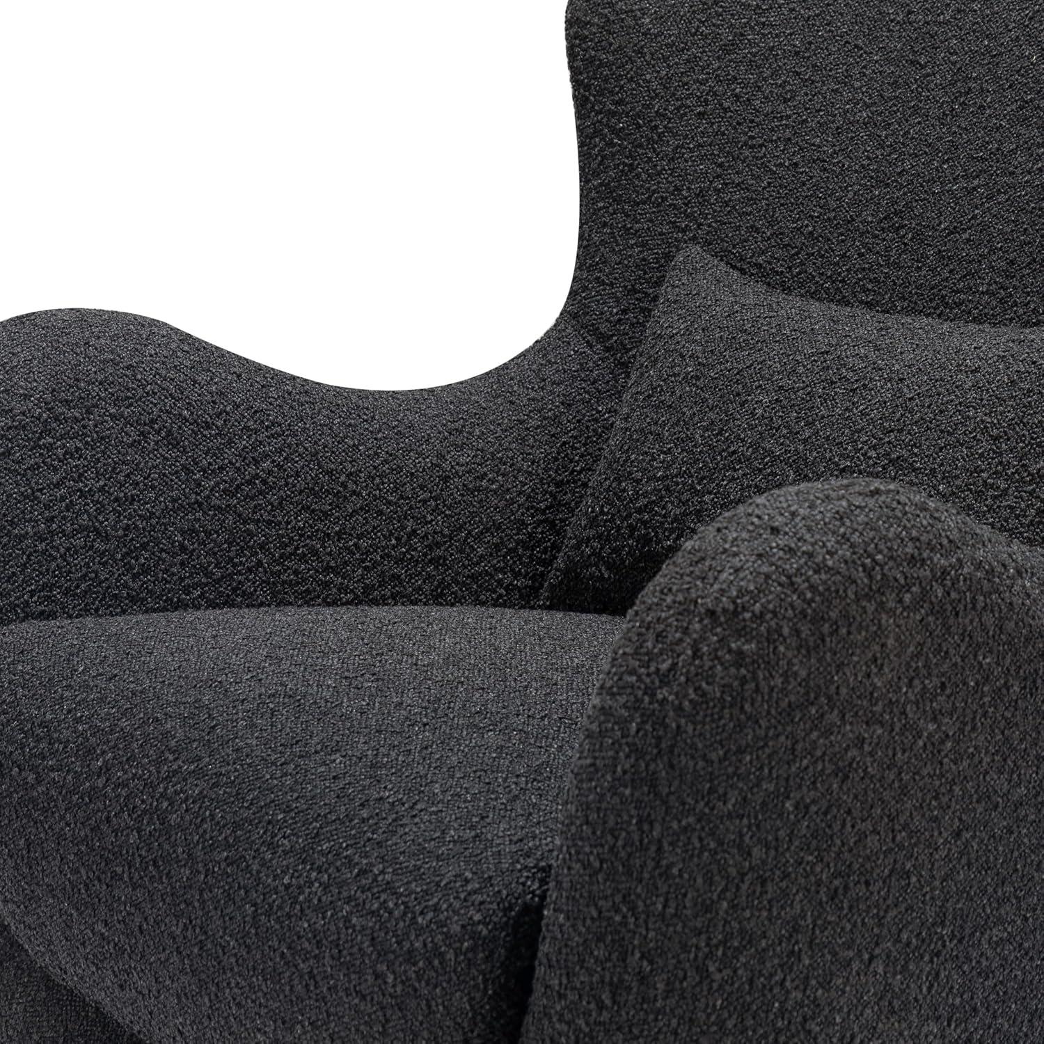 Solstice Swivel Glider in Boucle