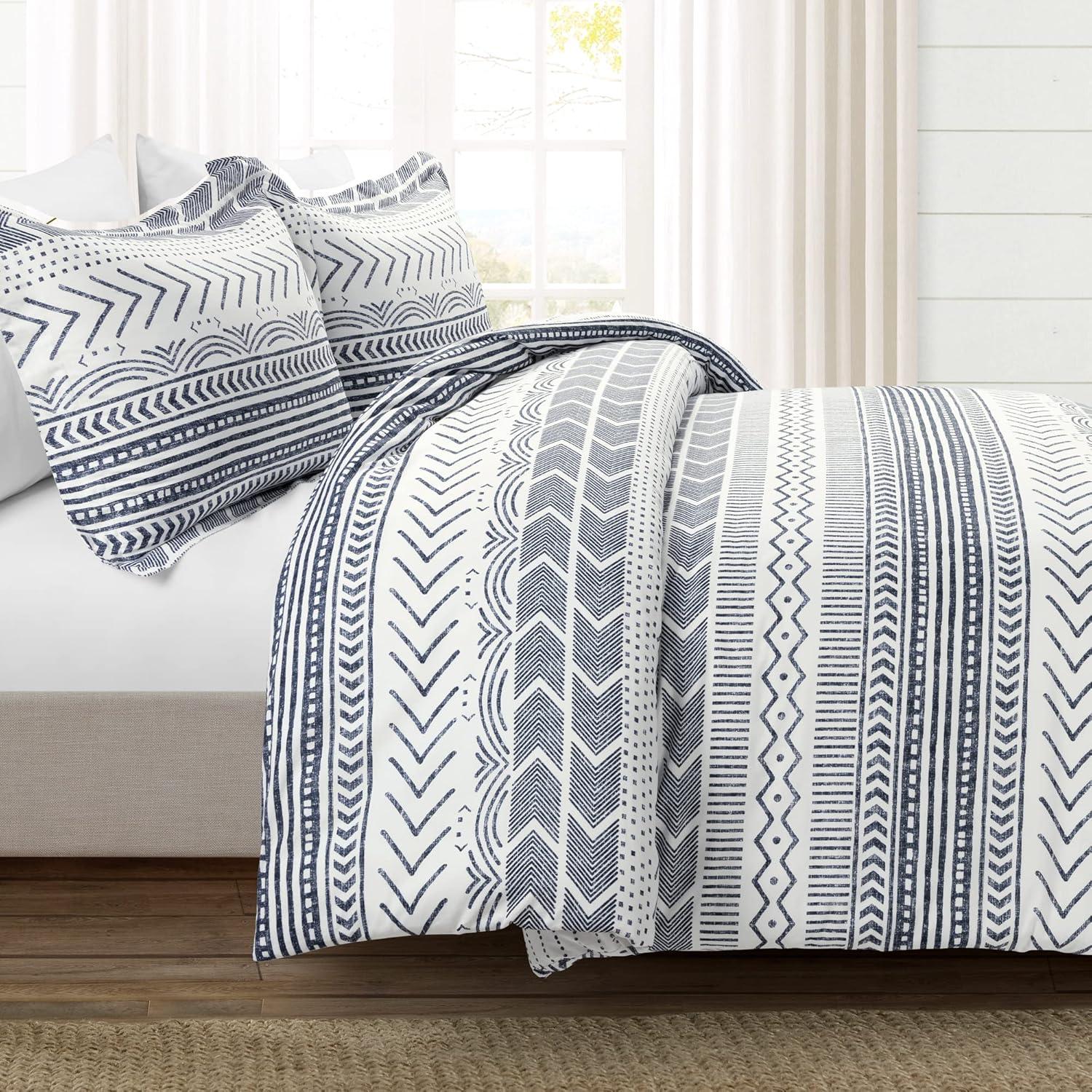 3pc Hygge Geo Duvet & Sham Set - Lush Décor