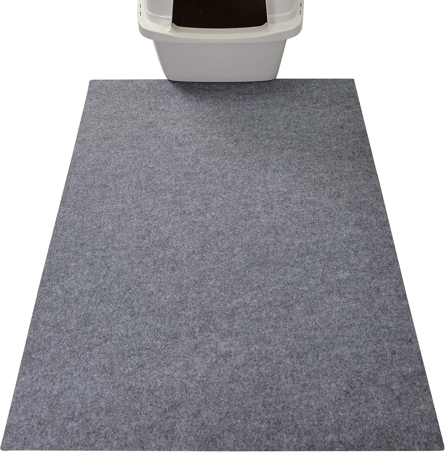 Drymate XL Cat Litter Mat for Litter Box, Protective & Decorative - Absorbent, Waterproof, Machine Washable