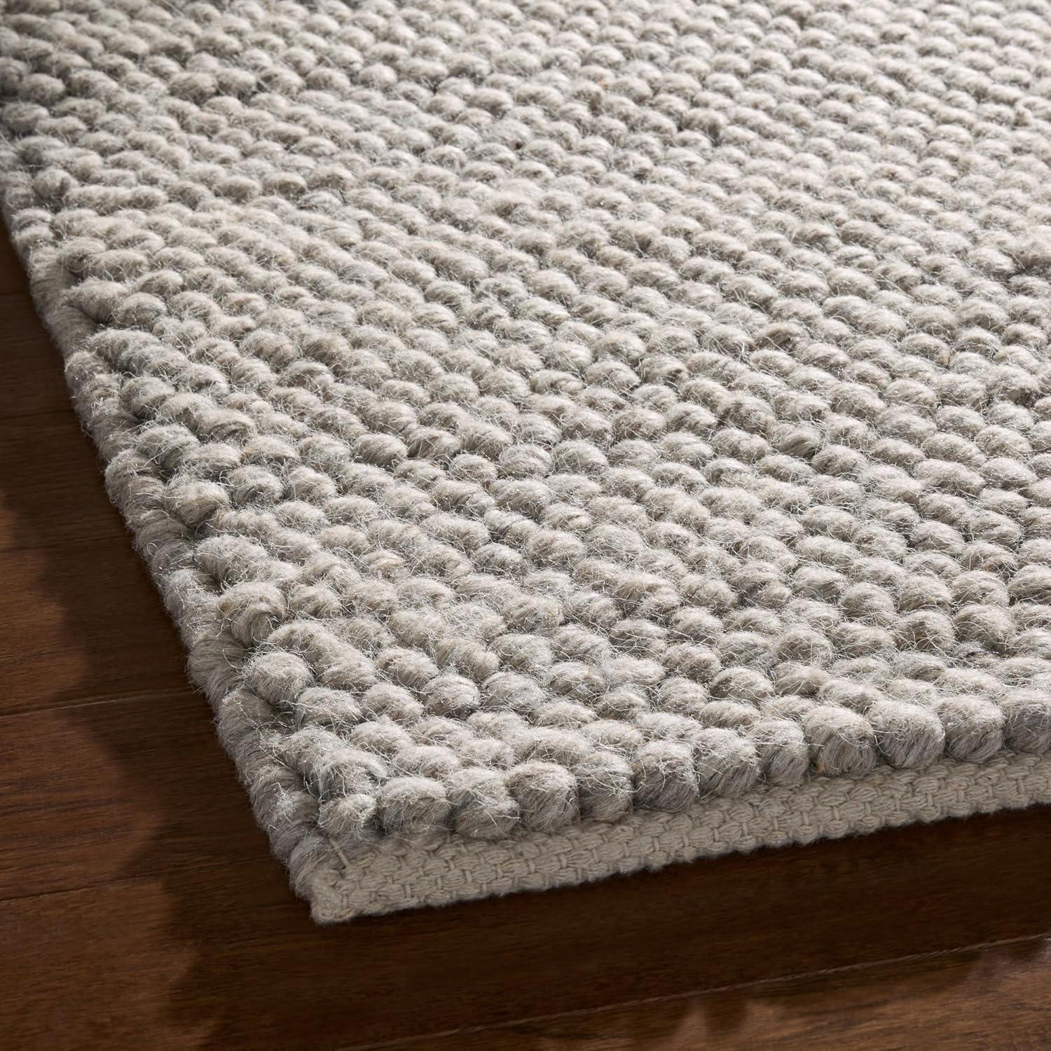 Town & Country Terra Olea Bubble Texture Handcrafted Area Rug Brown