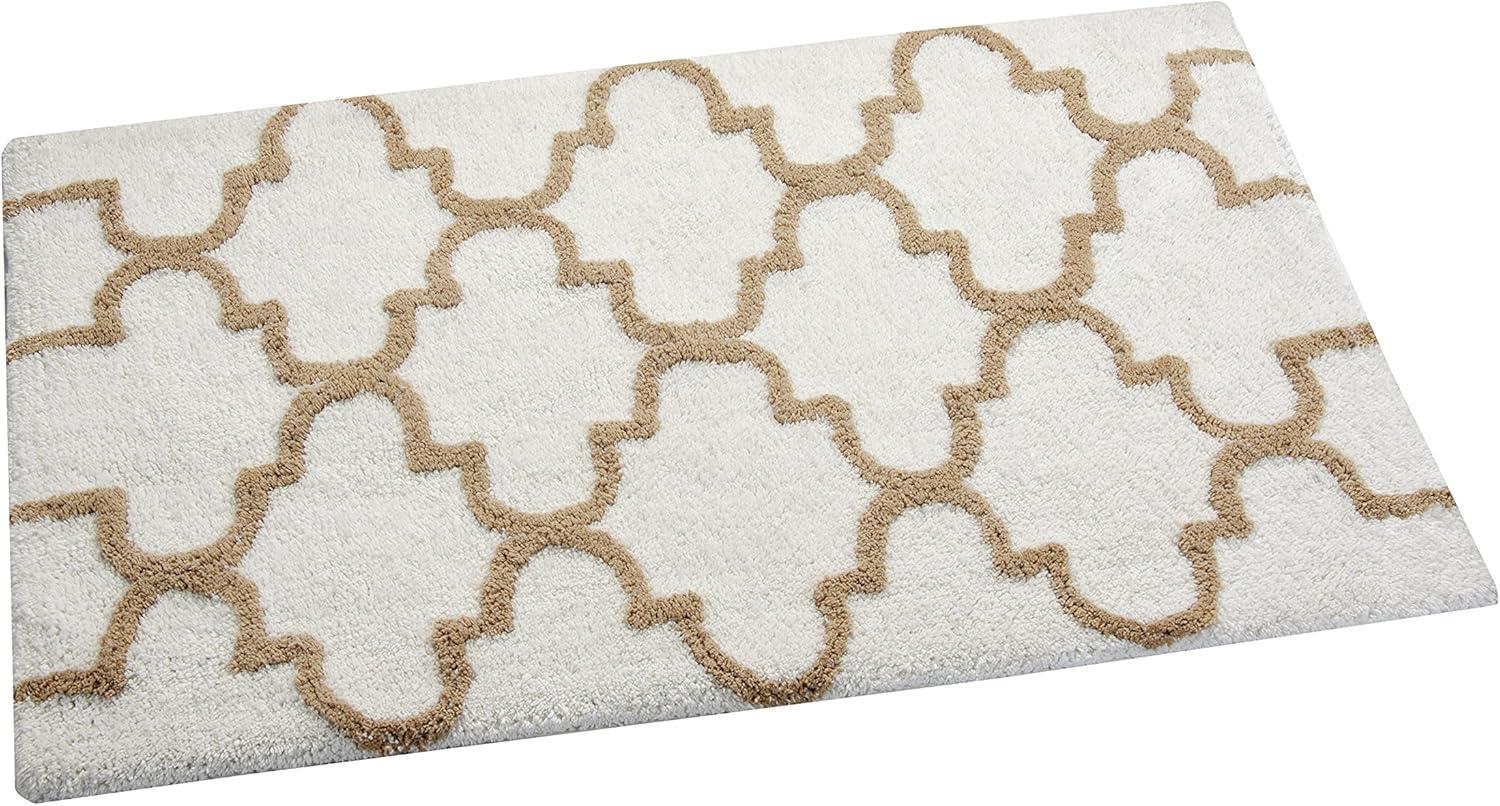 Saffron Fabs Bath Rug, Geomatric Pattern, Assorted Colors and Sizes