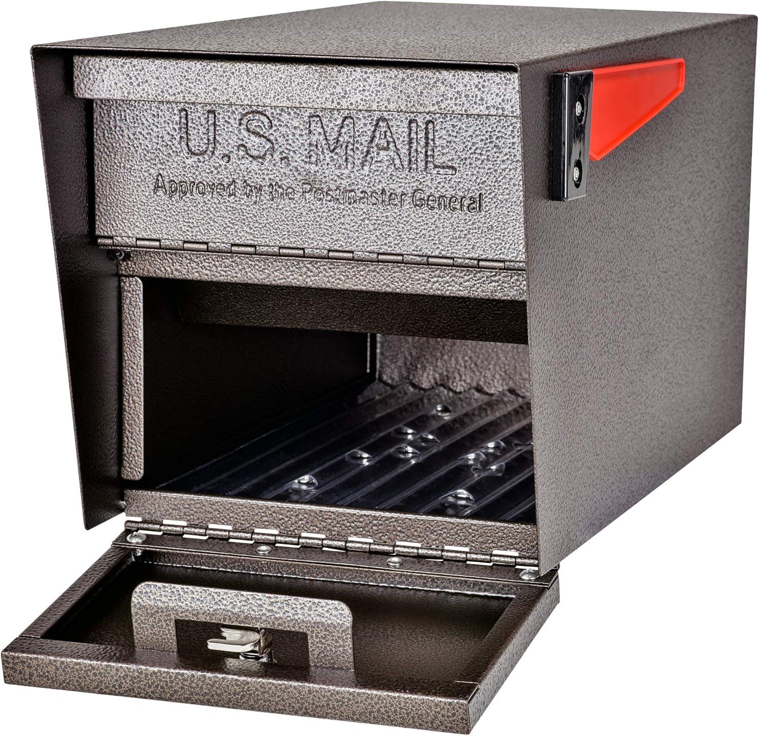 Mail Manager Locking Security Post Mounted Mailbox