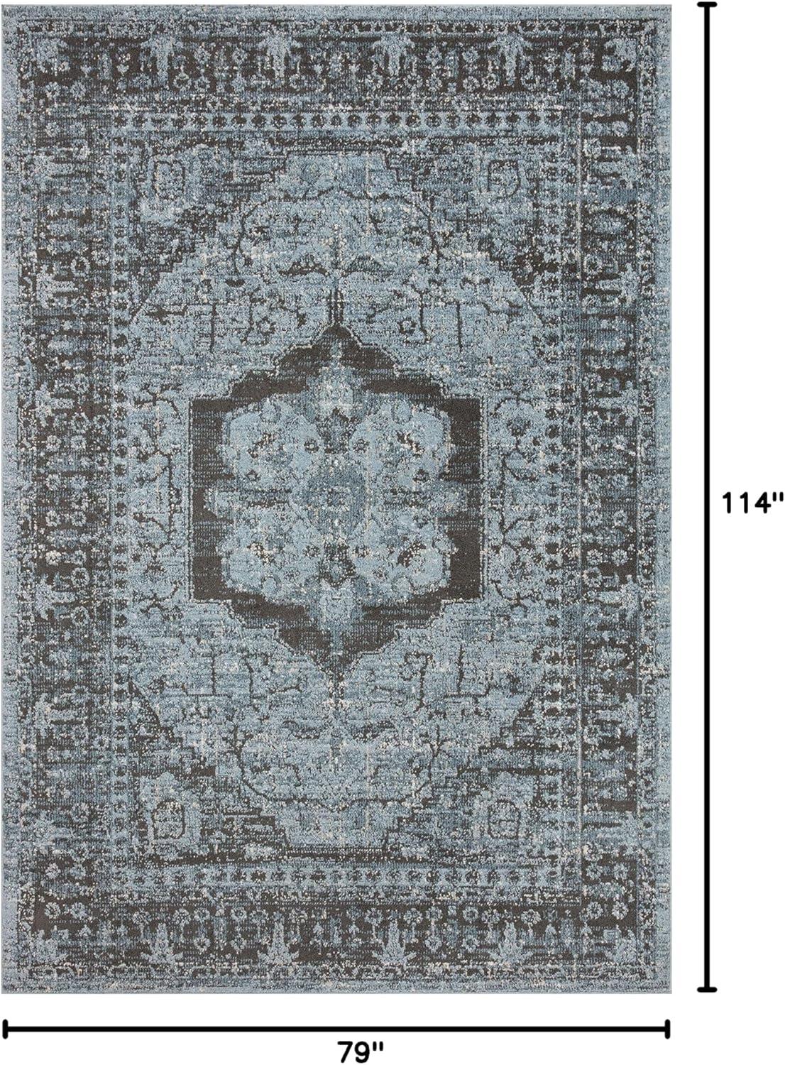 Loloi II Odette Sky / Charcoal 6'-7" x 9'-6" Area Rug