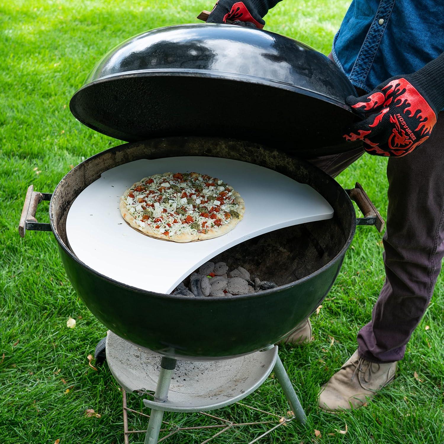 BBQ Dragon Ceramic Pizza Stone