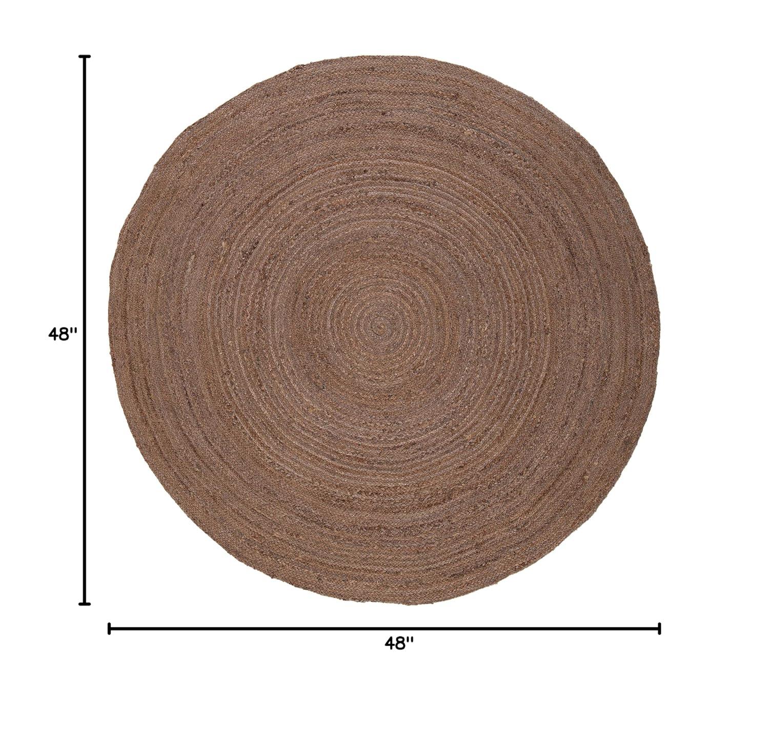 August Grove® Lupica Natural Fiber Hand Woven Jute Solid Color Rug