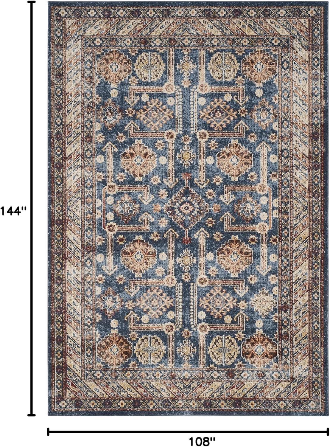 Safavieh BIJAR, ROYAL / IVORY, 9' X 12', Area Rug, BIJ653B-9