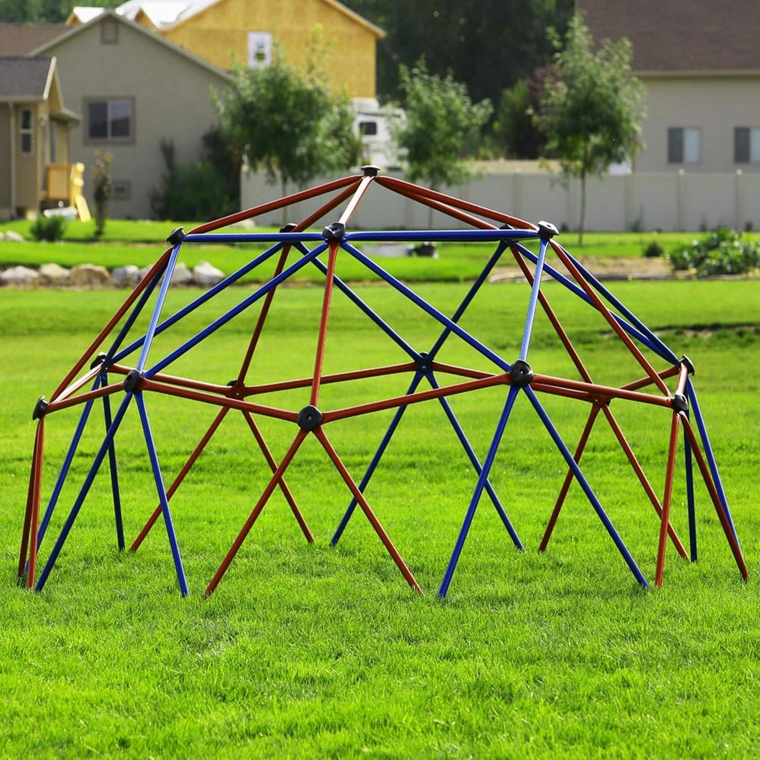 Lifetime Kid's Outdoor 5 ft. H x 10 ft. W Dome Climber, Red and Blue (101301)