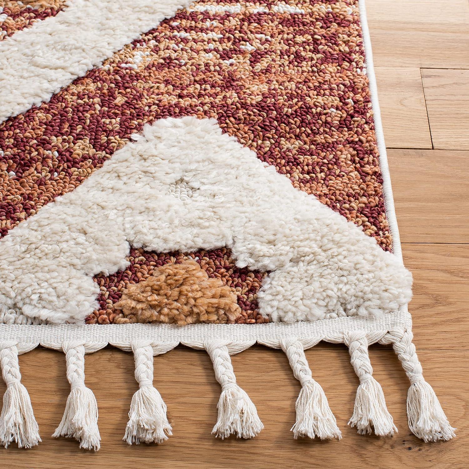 Moroccan Tassel Shag MTS664 Power Loomed Indoor Rug - Safavieh