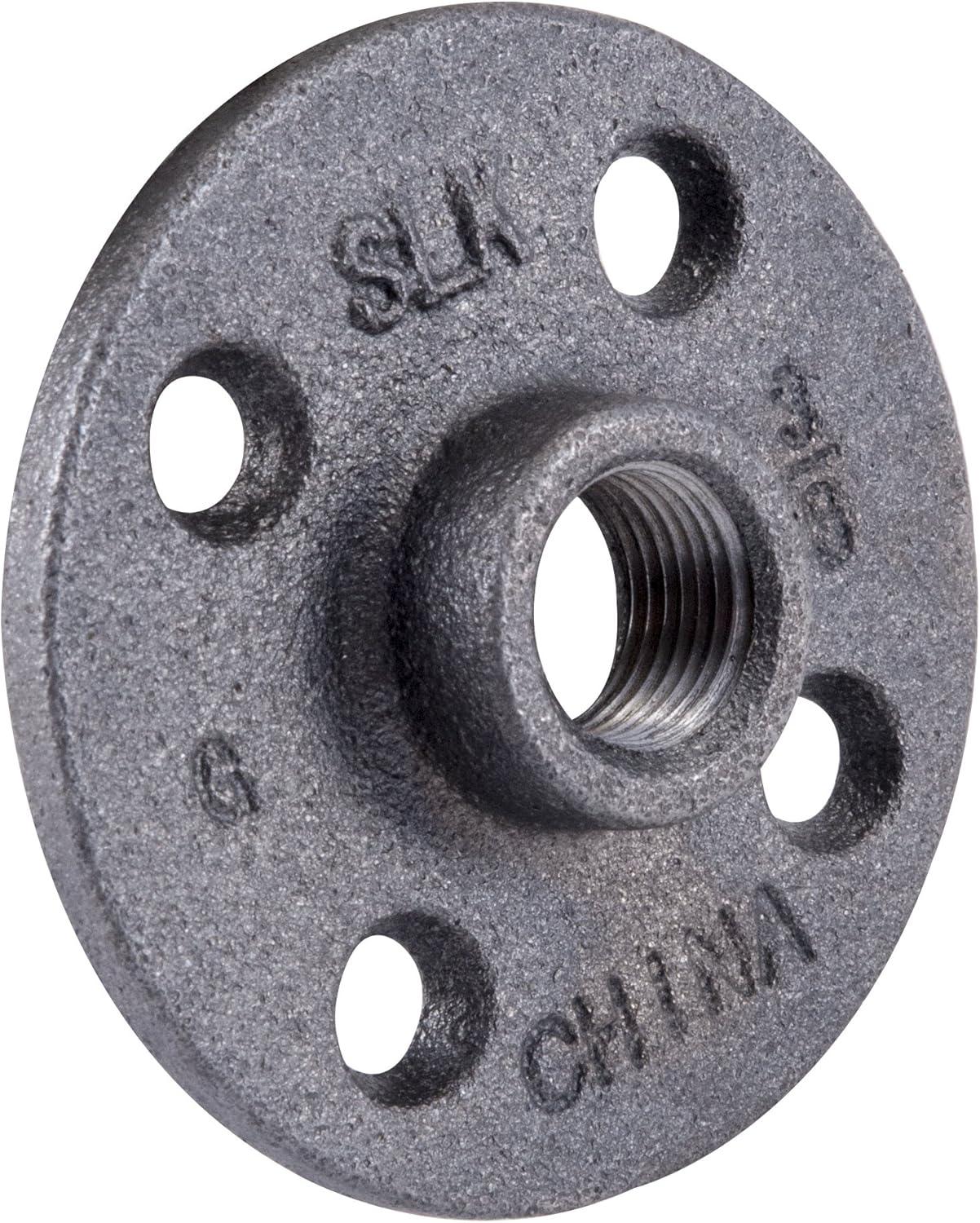 STZ Industries 3/8 in. FIP each Black Malleable Iron 2.75 in. L Floor Flange