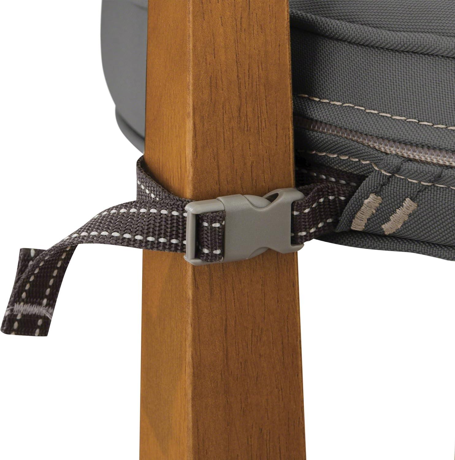 15" x 15" x 2" Montlake Fadesafe Round Patio Dining Seat Cushion Set: Water-Resistant, Zippered - Classic Accessories