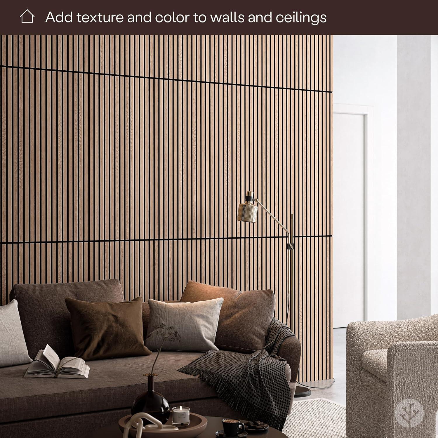 Luxury American Oak Acoustic Slat Wood Wall Panels | Original Slatpanel