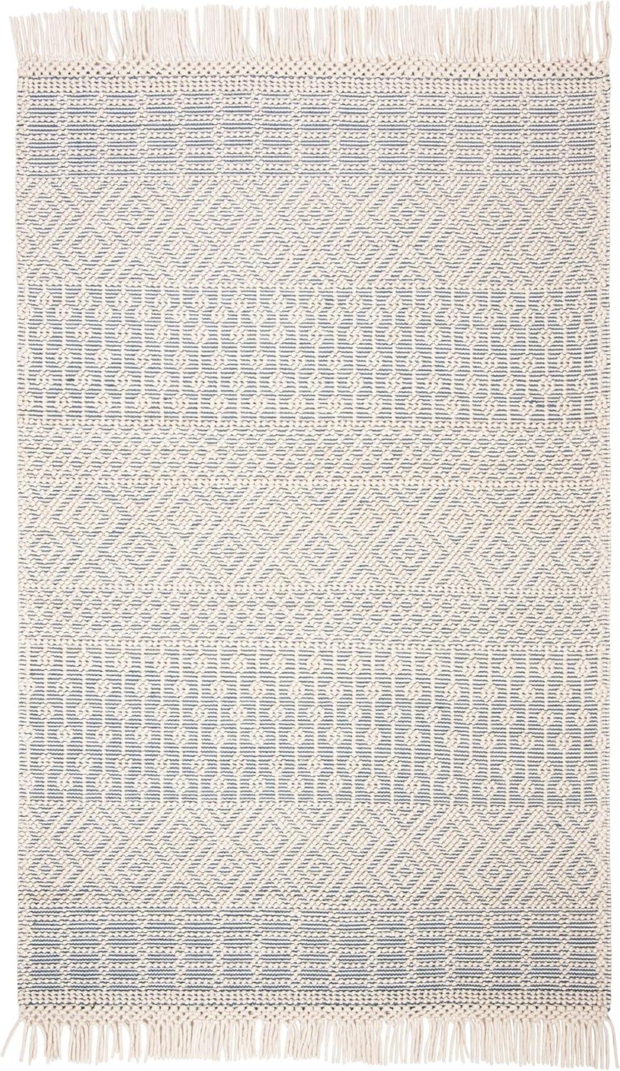 Natura NAT852 Hand Loomed Area Rug - Ivory/Grey - 5'x8' - Safavieh.