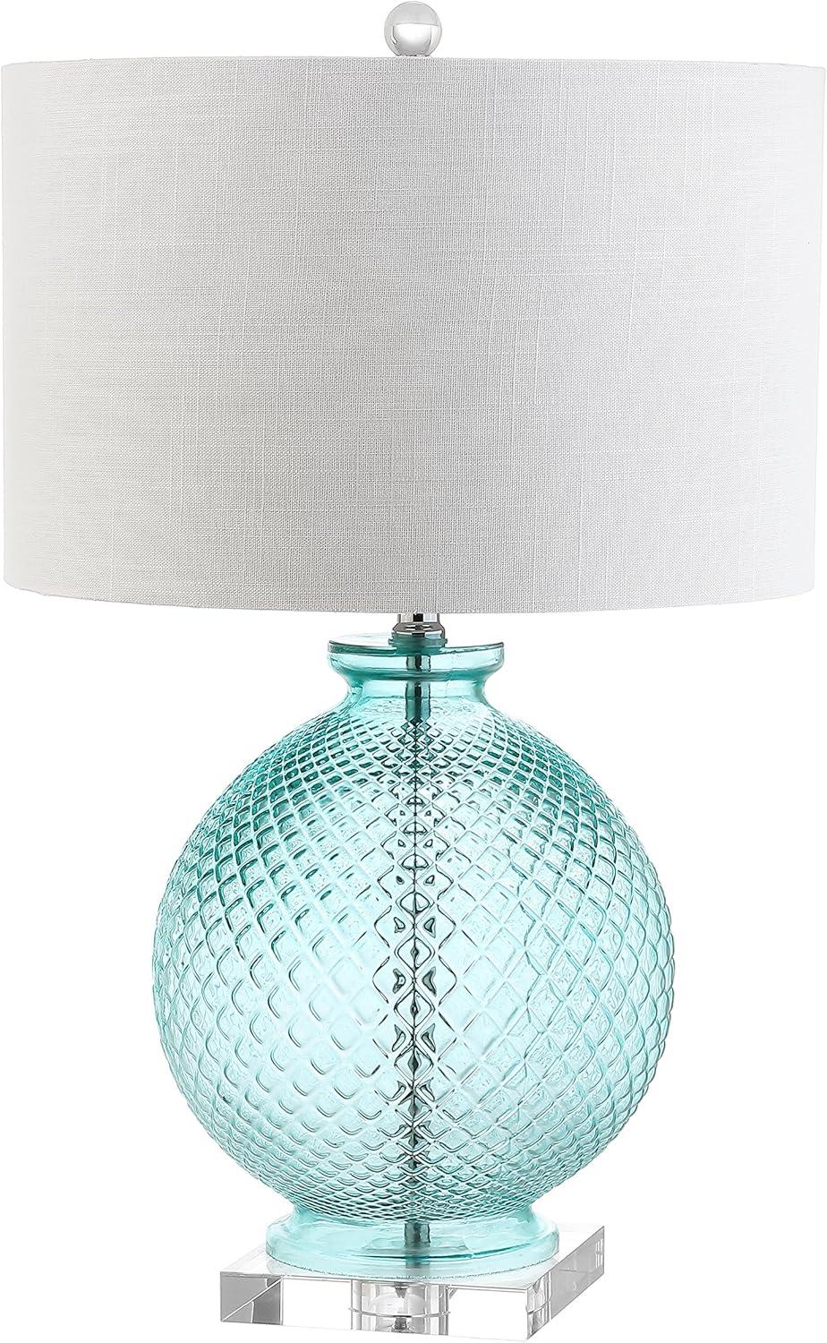 JONATHAN Y Estelle Glass and Crystal LED Table Lamp