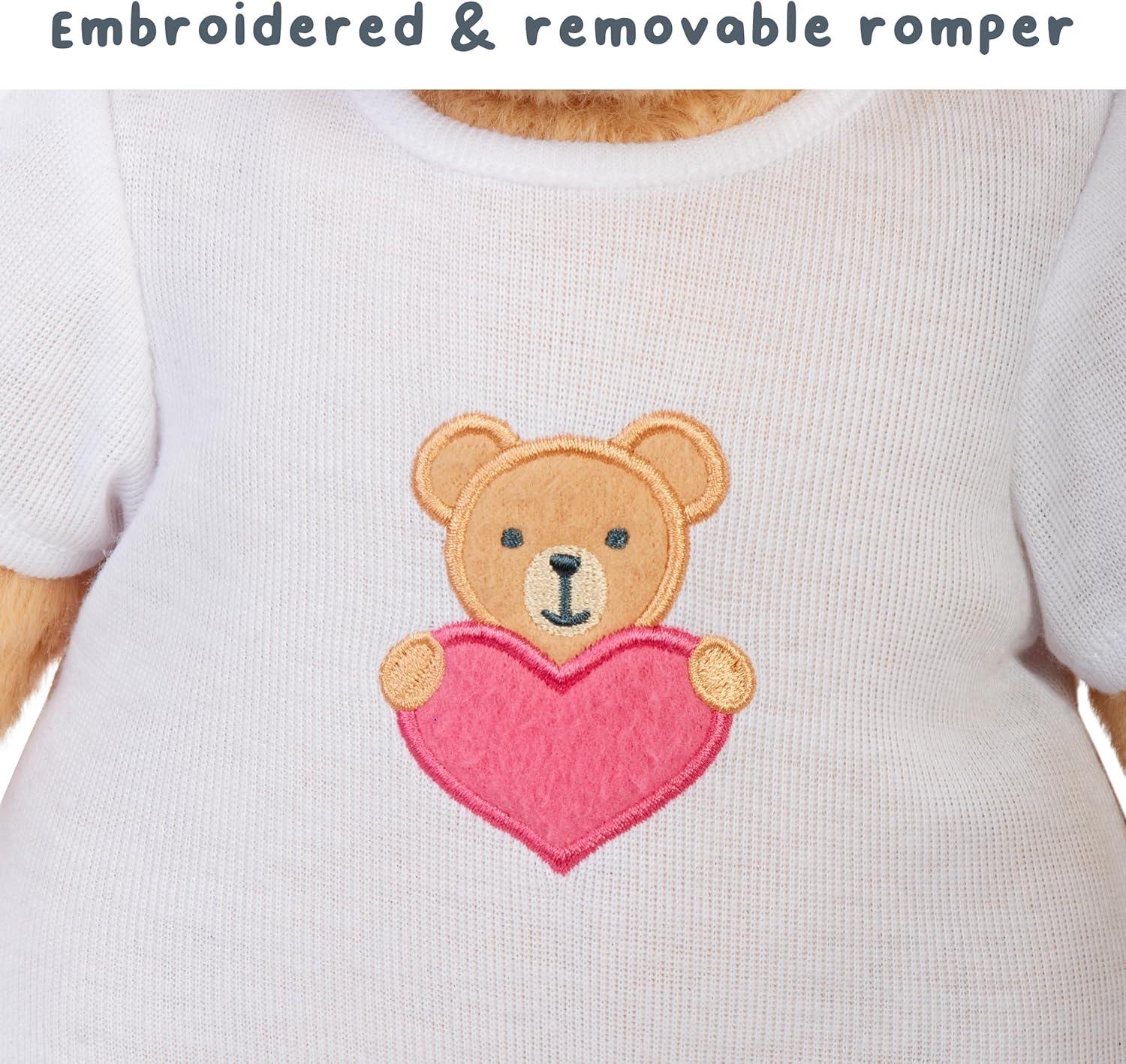 Baby Born My Teddy Bear - Soft and Cuddly, Posable, Removable Outfit