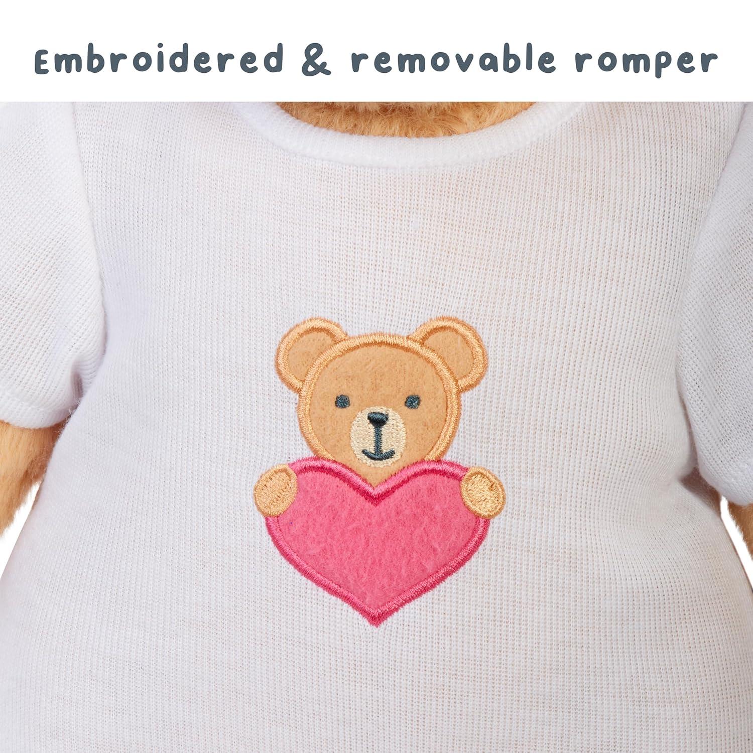 Baby Born My Teddy Bear - Soft and Cuddly, Posable, Removable Outfit