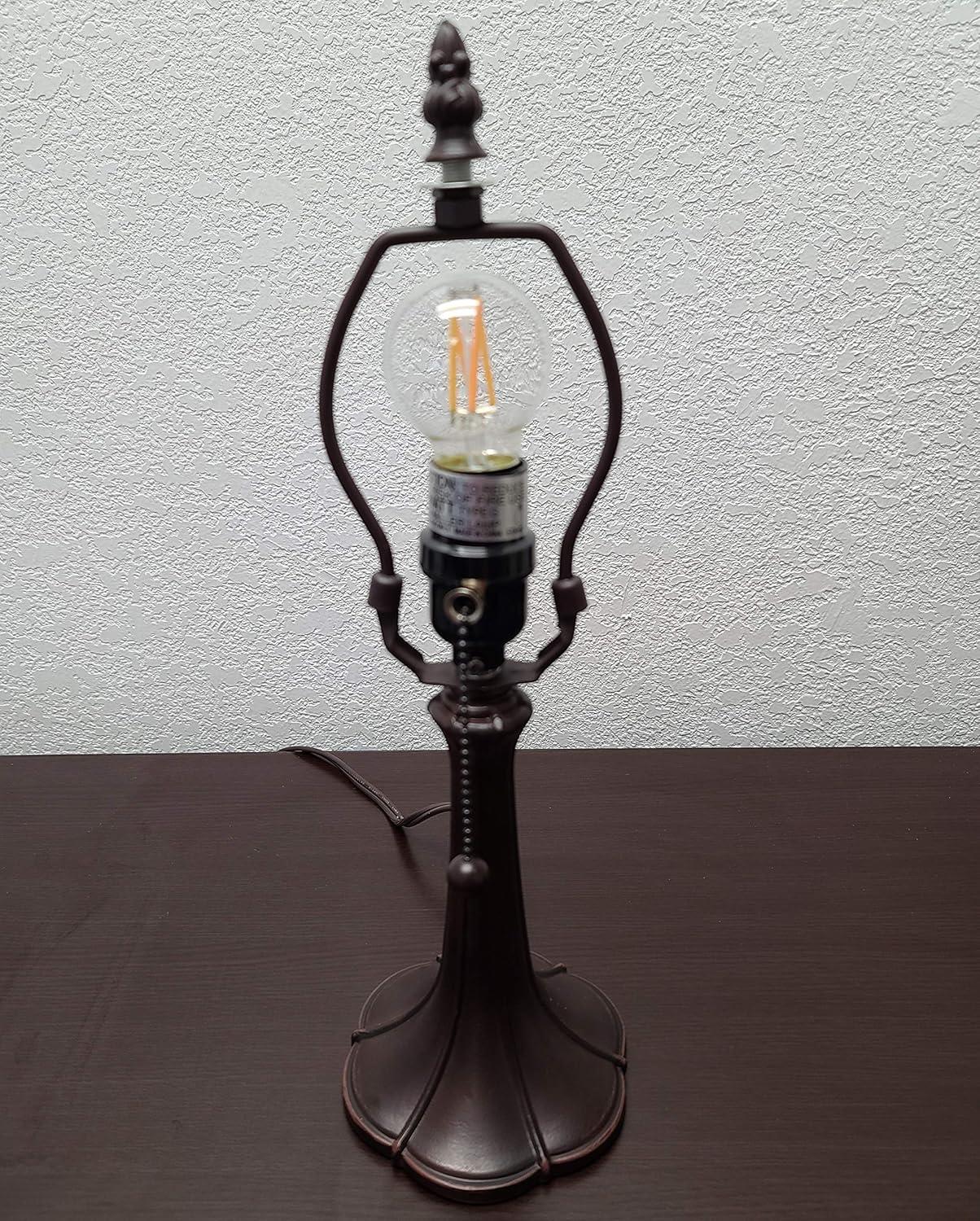 Amora Lighting Tiffany Style Iris Table Lamp 15" Tall