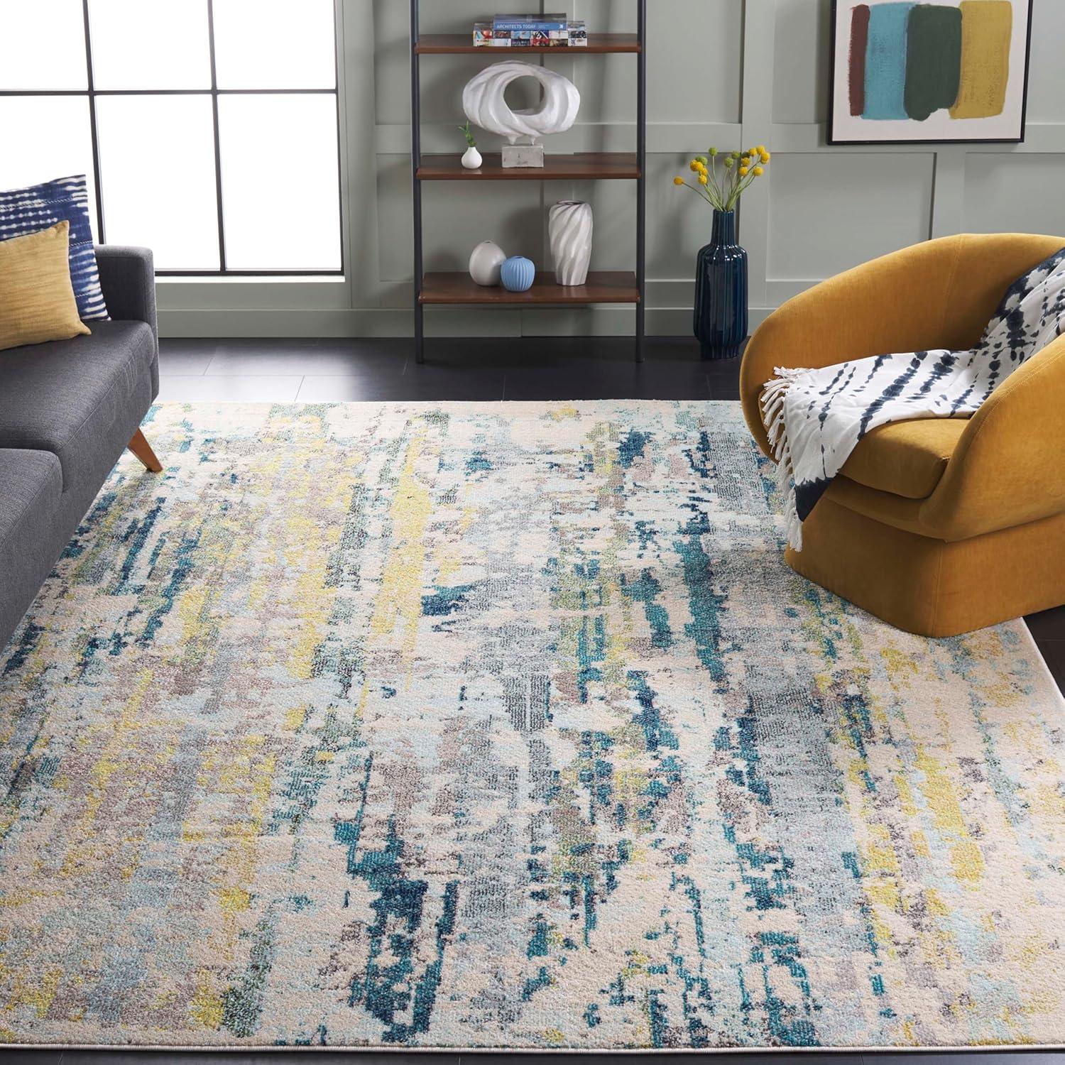 Madison MAD260 Power Loomed Area Rug - Beige/Olive - 8'x10' - Safavieh.