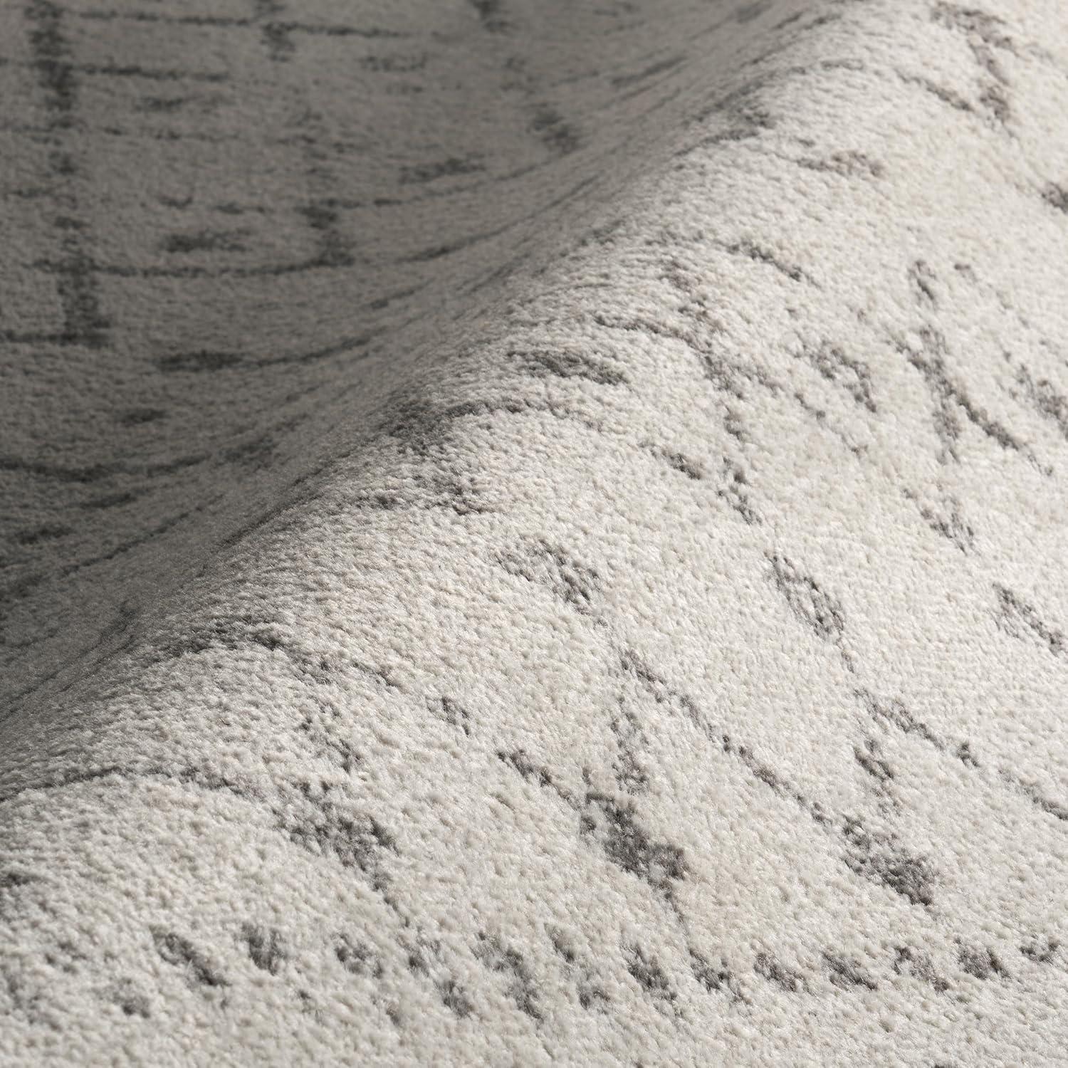 Kateshia Moroccan HYPE Boho Vintage Diamond Cream/Gray Rug