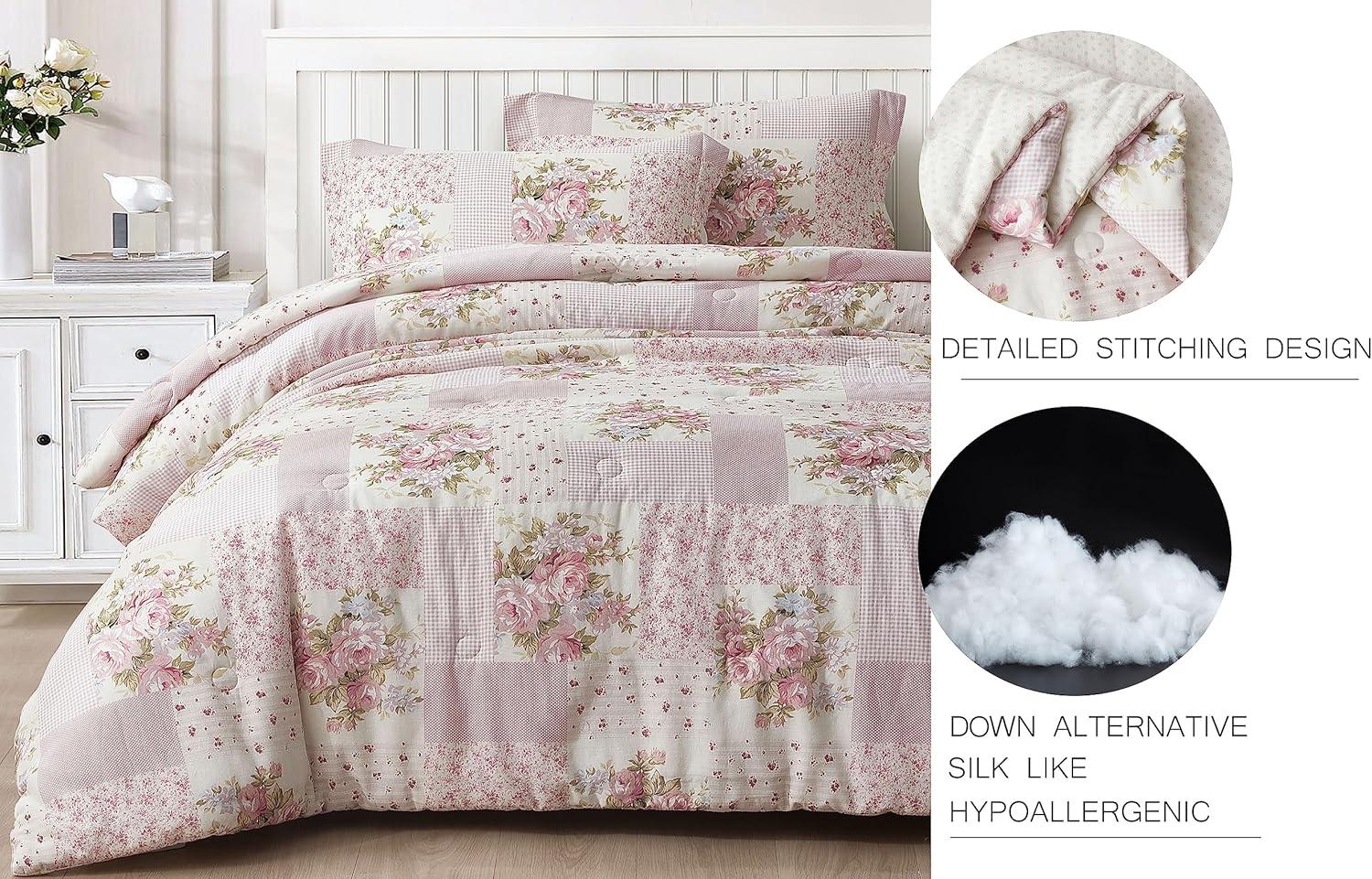 Cotton Ring Stitch Comforter Set
