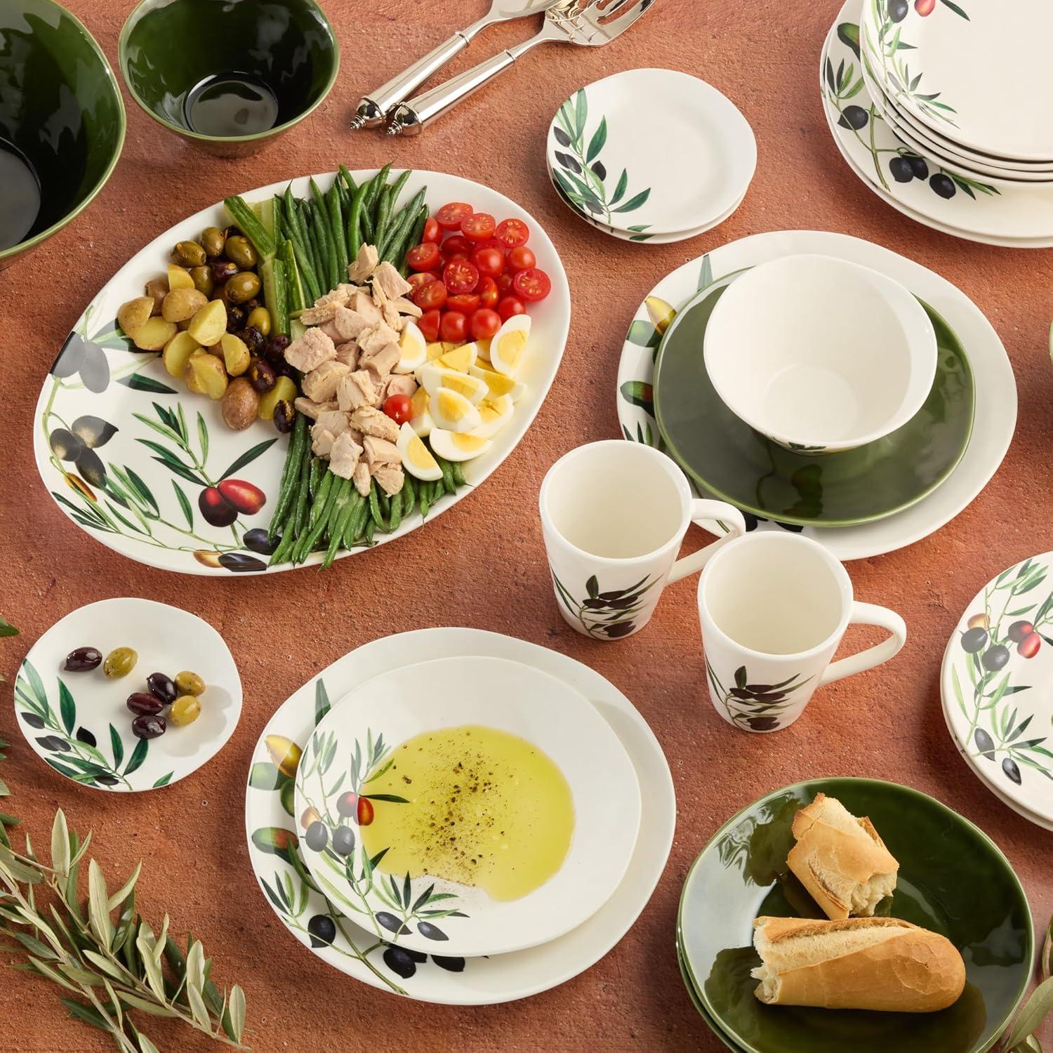 Certified International Olivia Set of 4 Canape Plate 6in