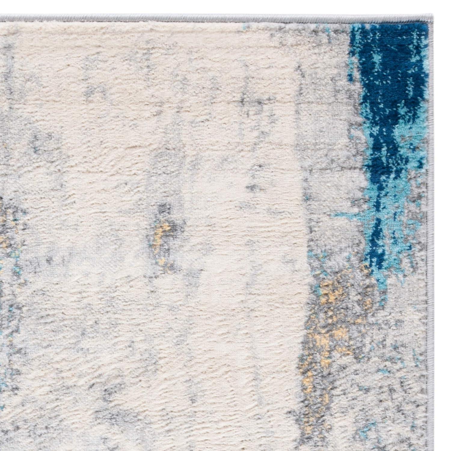 Jasper JSP101 Power Loomed Accent Rug - Grey/Gold - 3'x5' - Safavieh