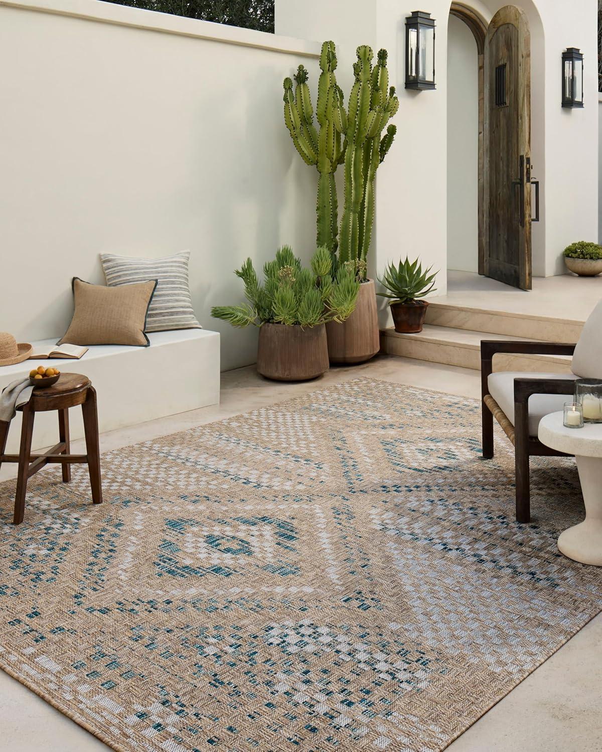 Amber Lewis x Loloi Amber Lewis x Loloi Indoor / Outdoor Topanga Natural / Bone Area Rug