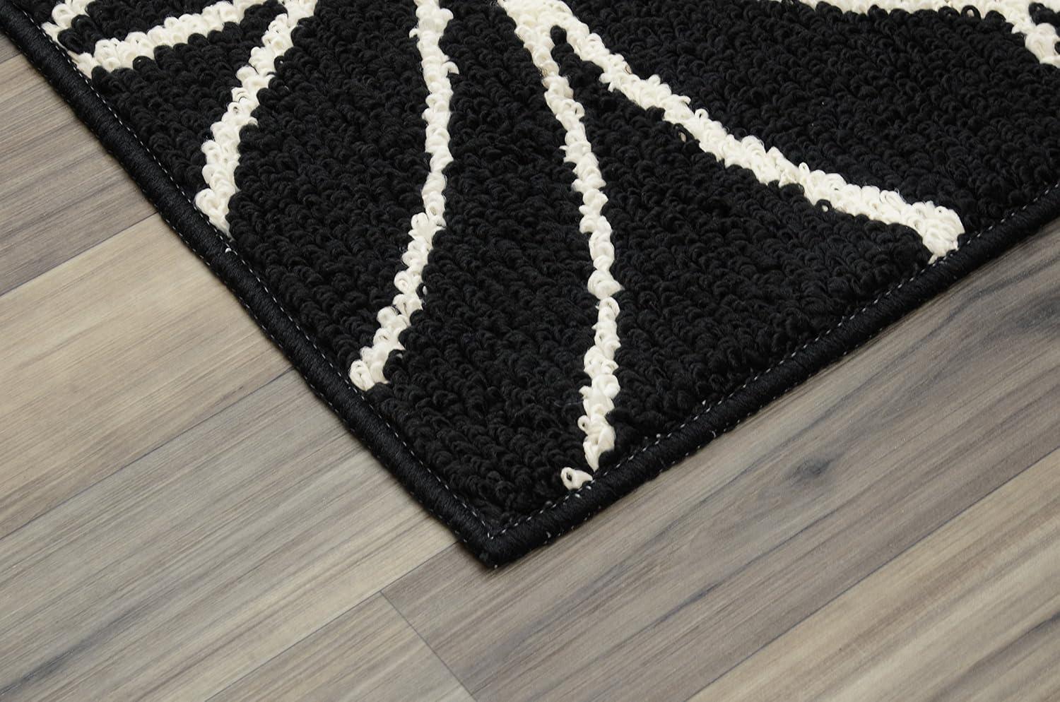 Garland Rug Grand Floral Tan/Ivory Indoor Runner Rug, 2' x 5'