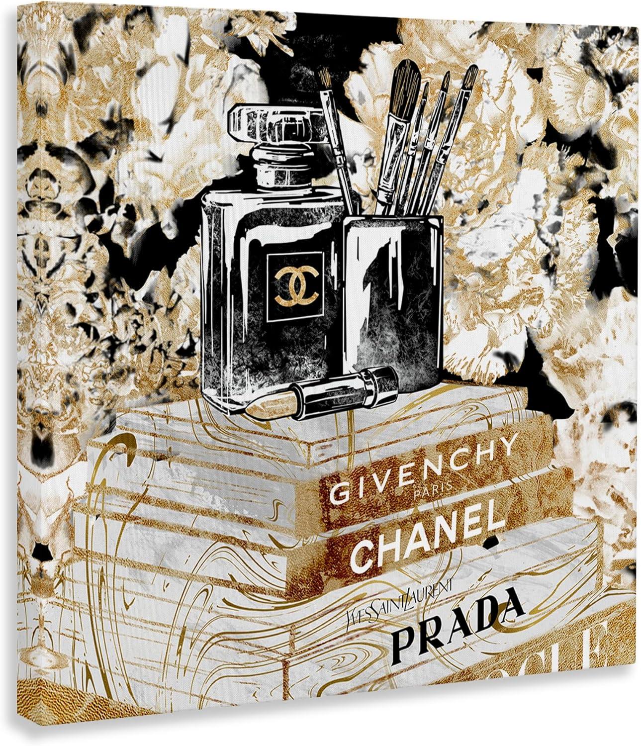 Stupell Industries Glam Designer Accessories Women's Fashion Book Detail by Ziwei Li - Graphic Art Print