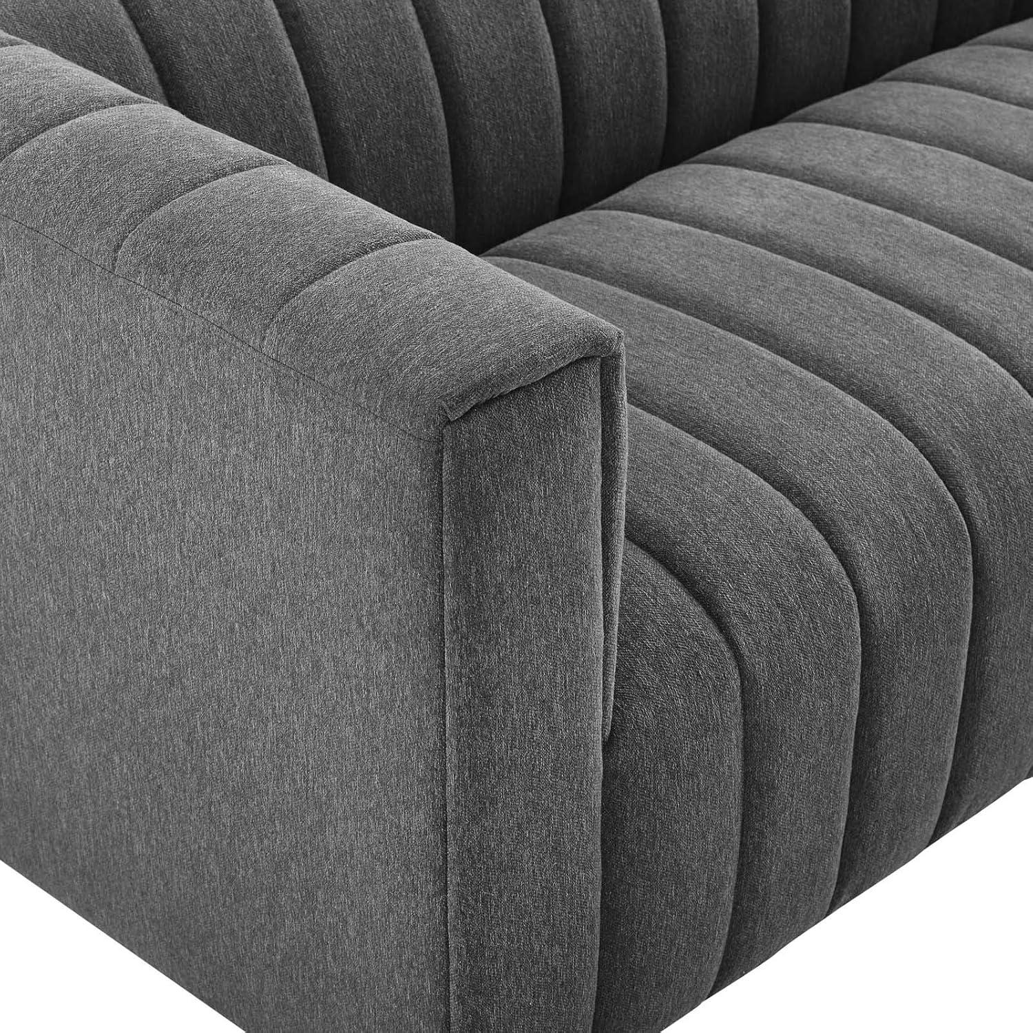 Fabric 91'' Reception Sofa